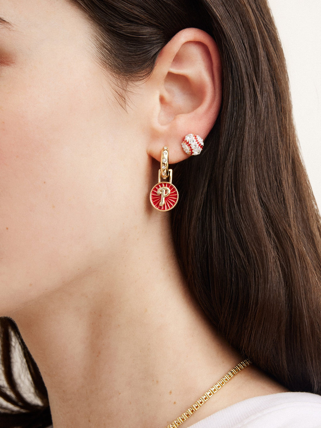 MLB Hoop Earring Set - Philadelphia Phillies