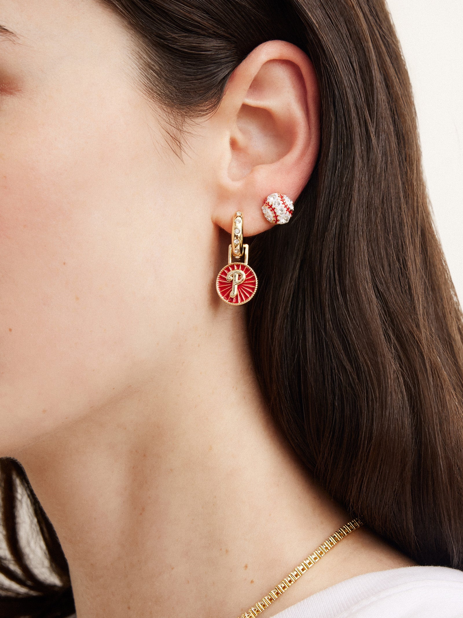 MLB Hoop Earring Set - Philadelphia Phillies