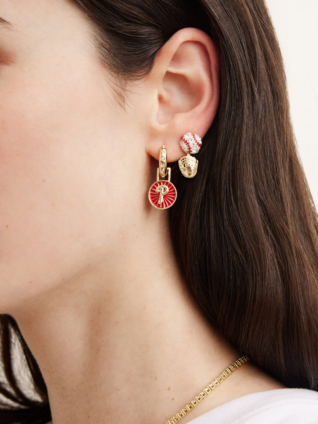 MLB Hoop Earring Set - Philadelphia Phillies