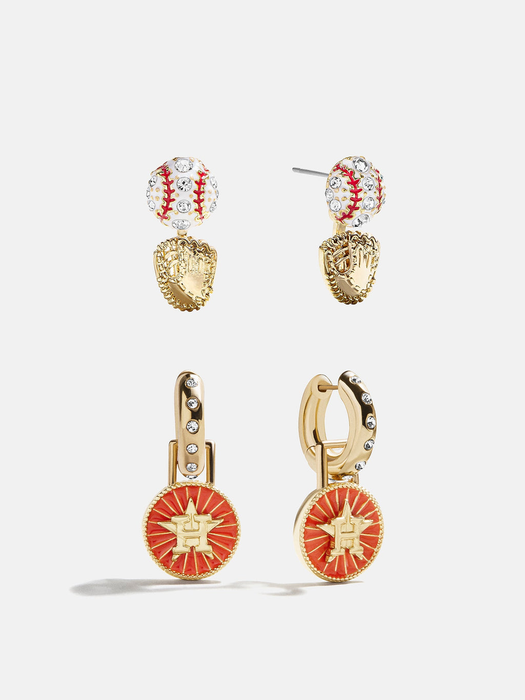 MLB Hoop Earring Set - Houston Astros
