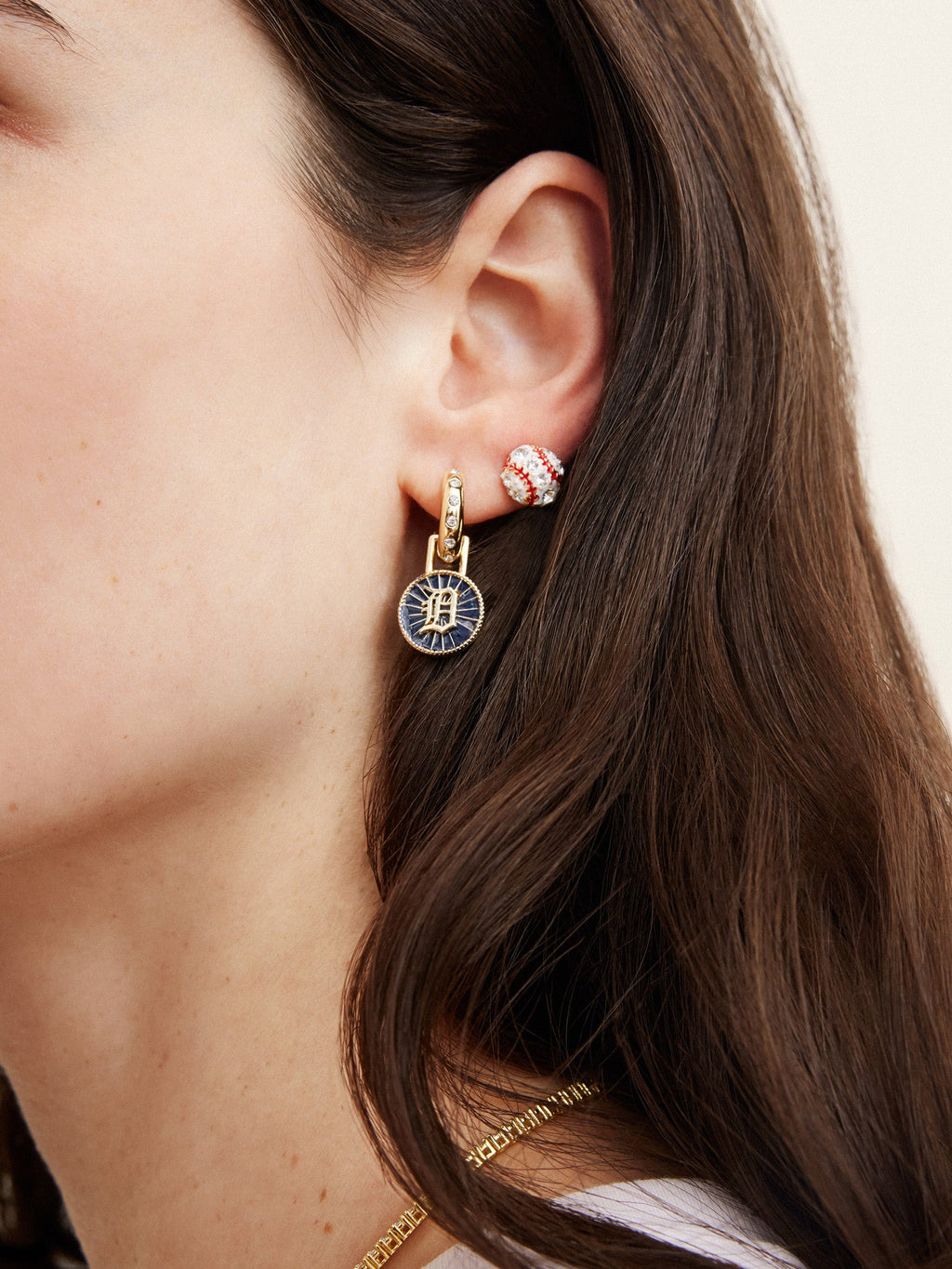 MLB Hoop Earring Set - Detroit Tigers