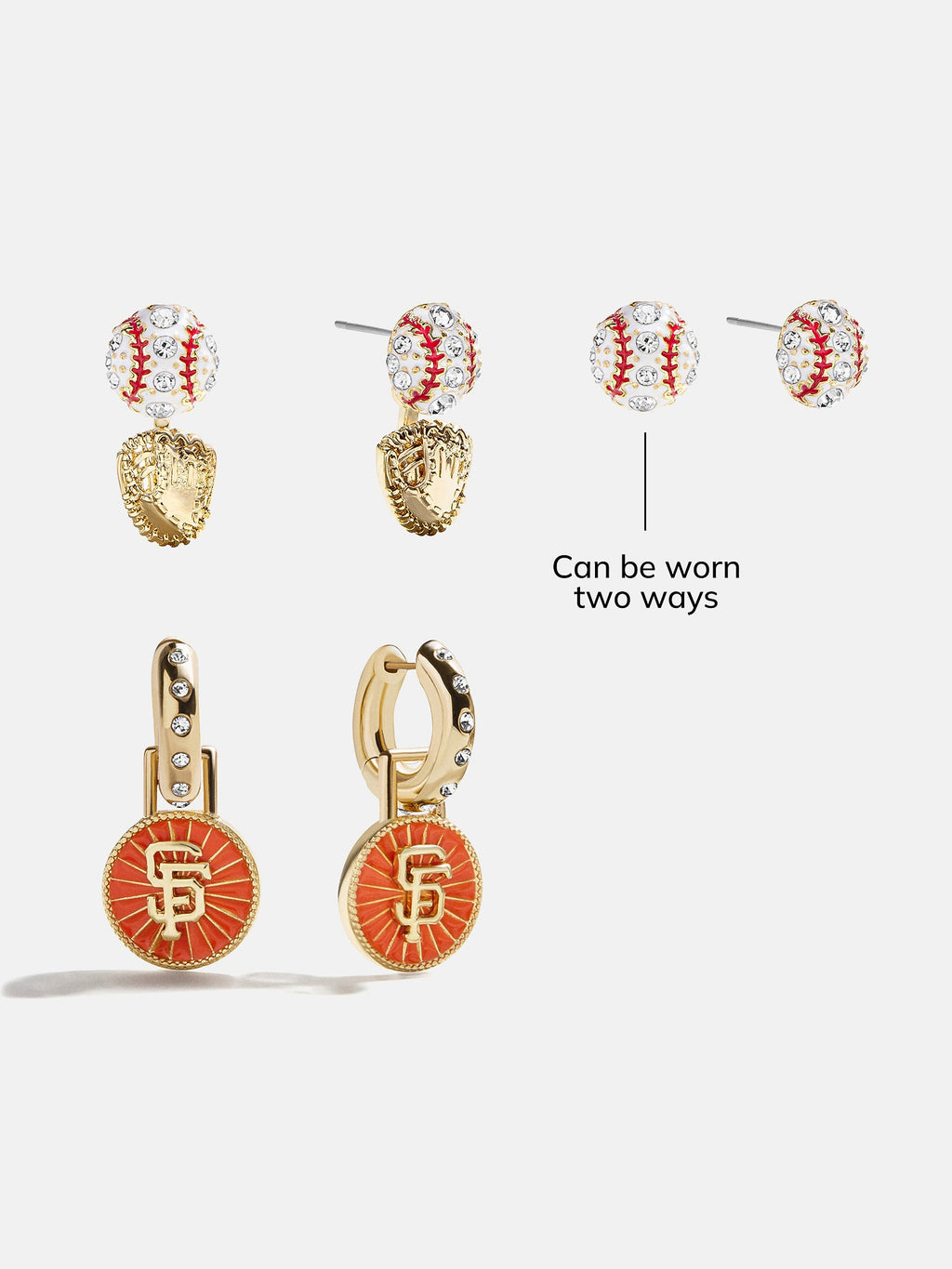 MLB Hoop Earring Set - San Francisco Giants