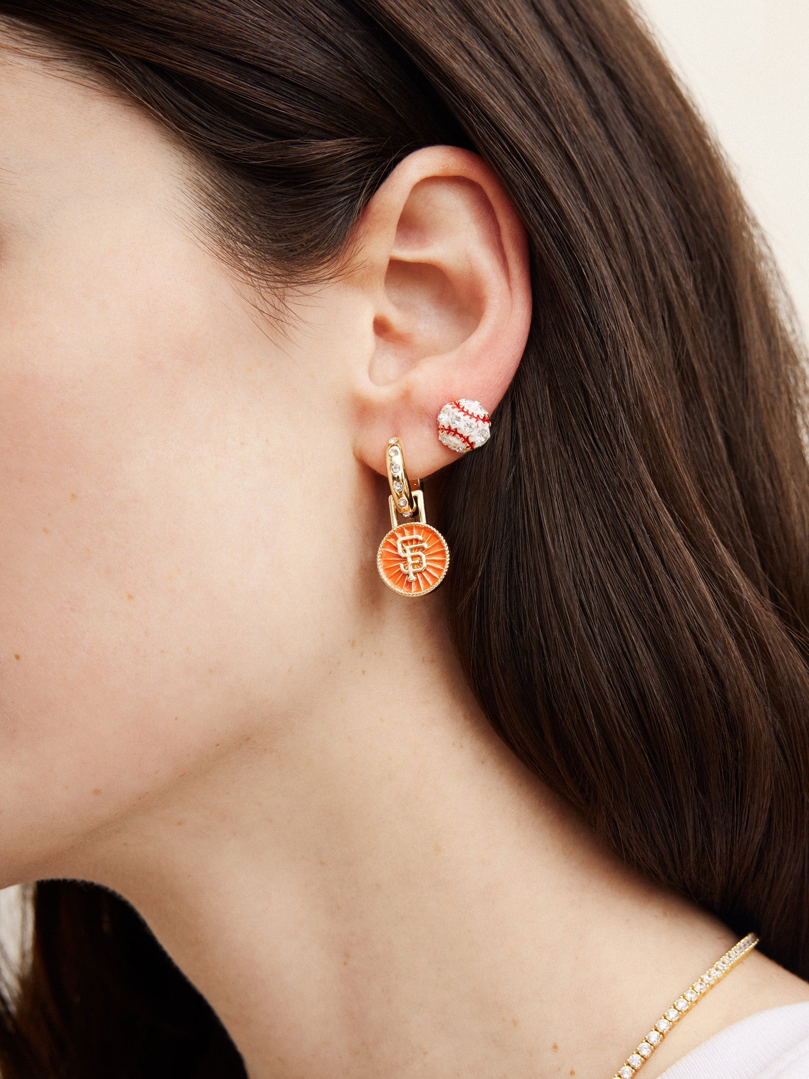 MLB Hoop Earring Set - San Francisco Giants