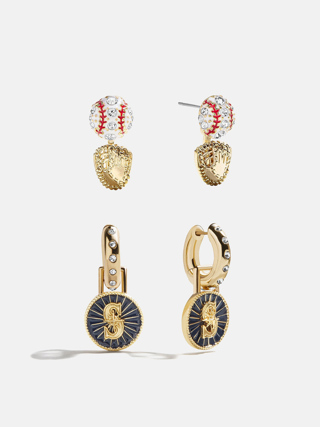 MLB Hoop Earring Set - Seattle Mariners