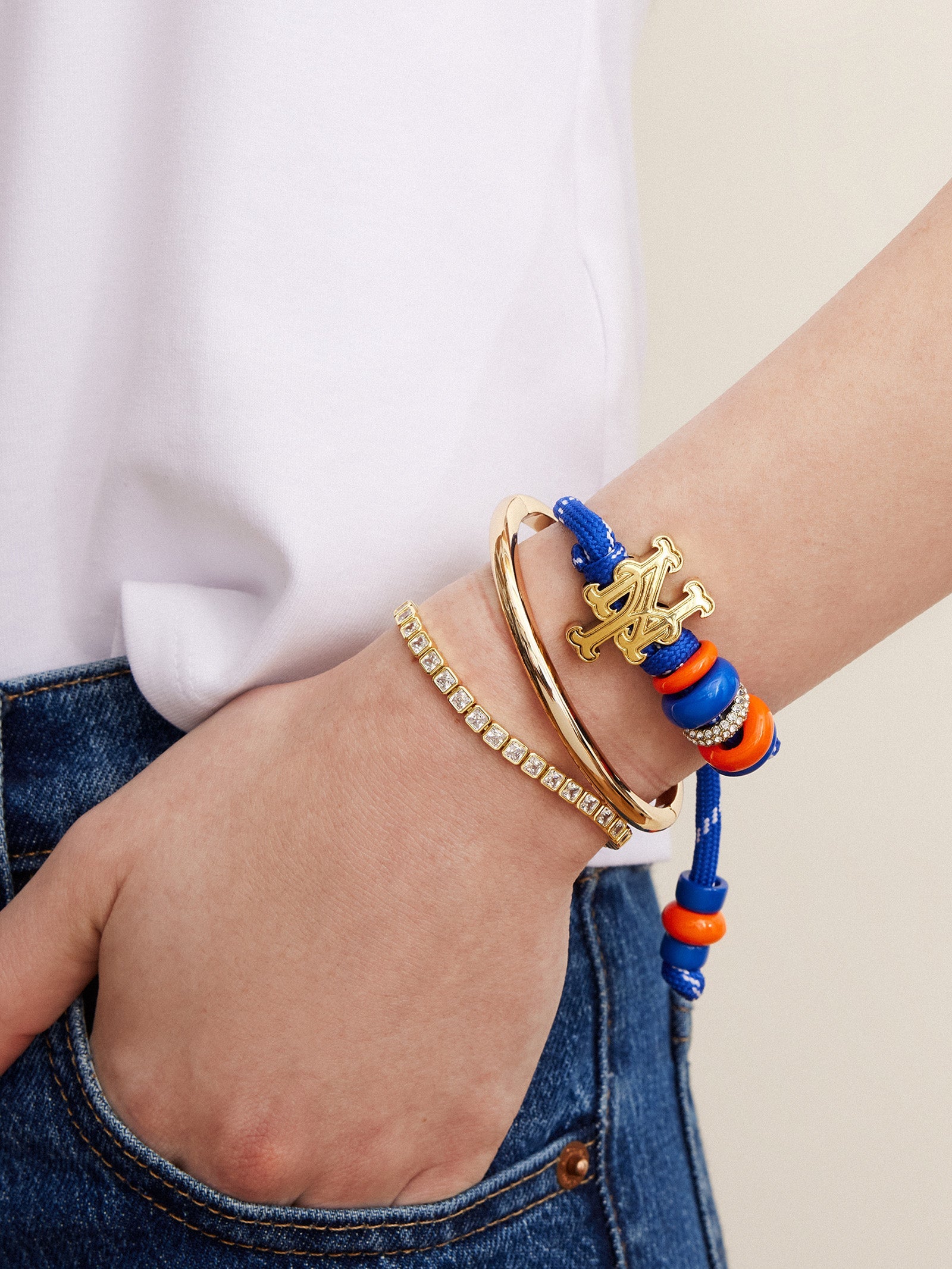 MLB Knotty Bracelet - New York Mets