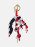 MLB Beaded Bag Charm - Boston Red Sox