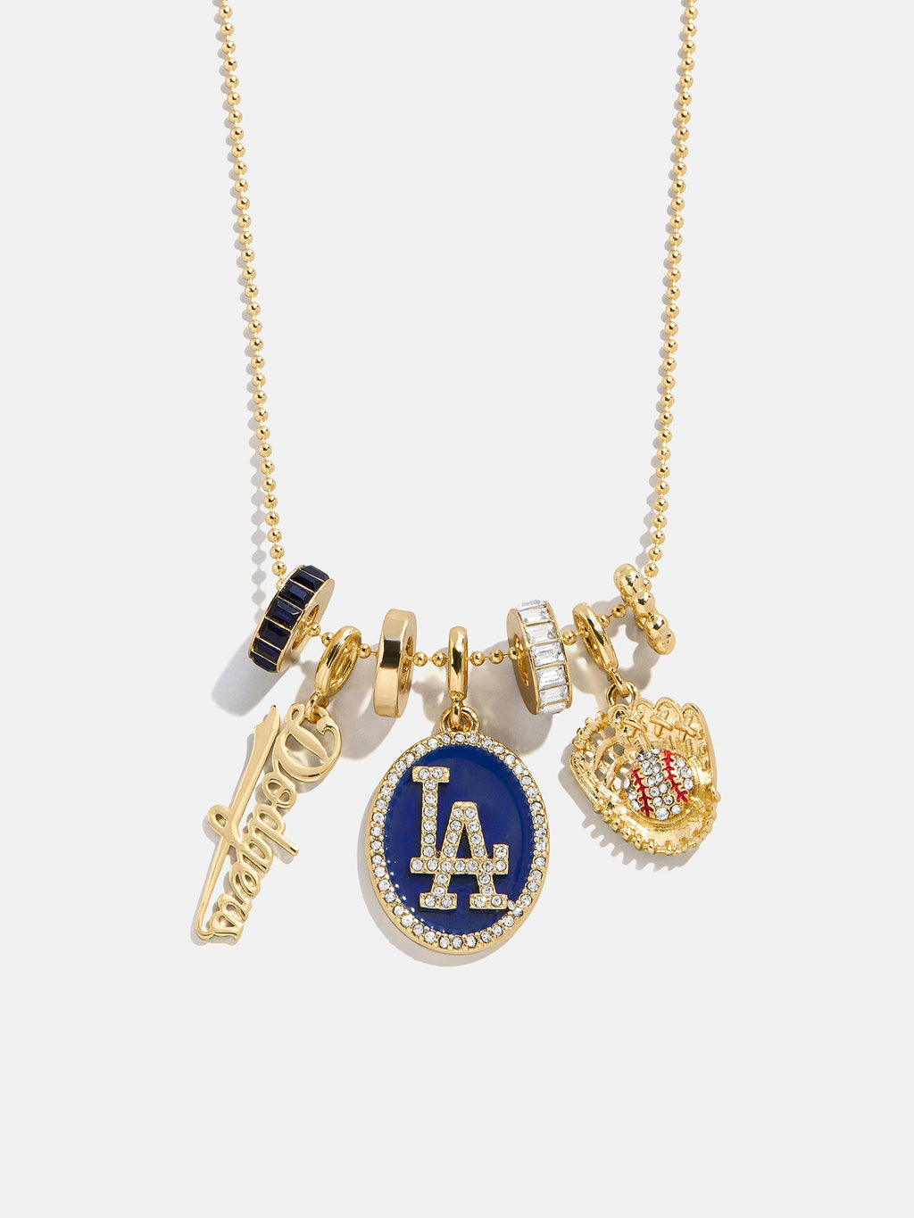 MLB Charm Necklace - Los Angeles Dodgers