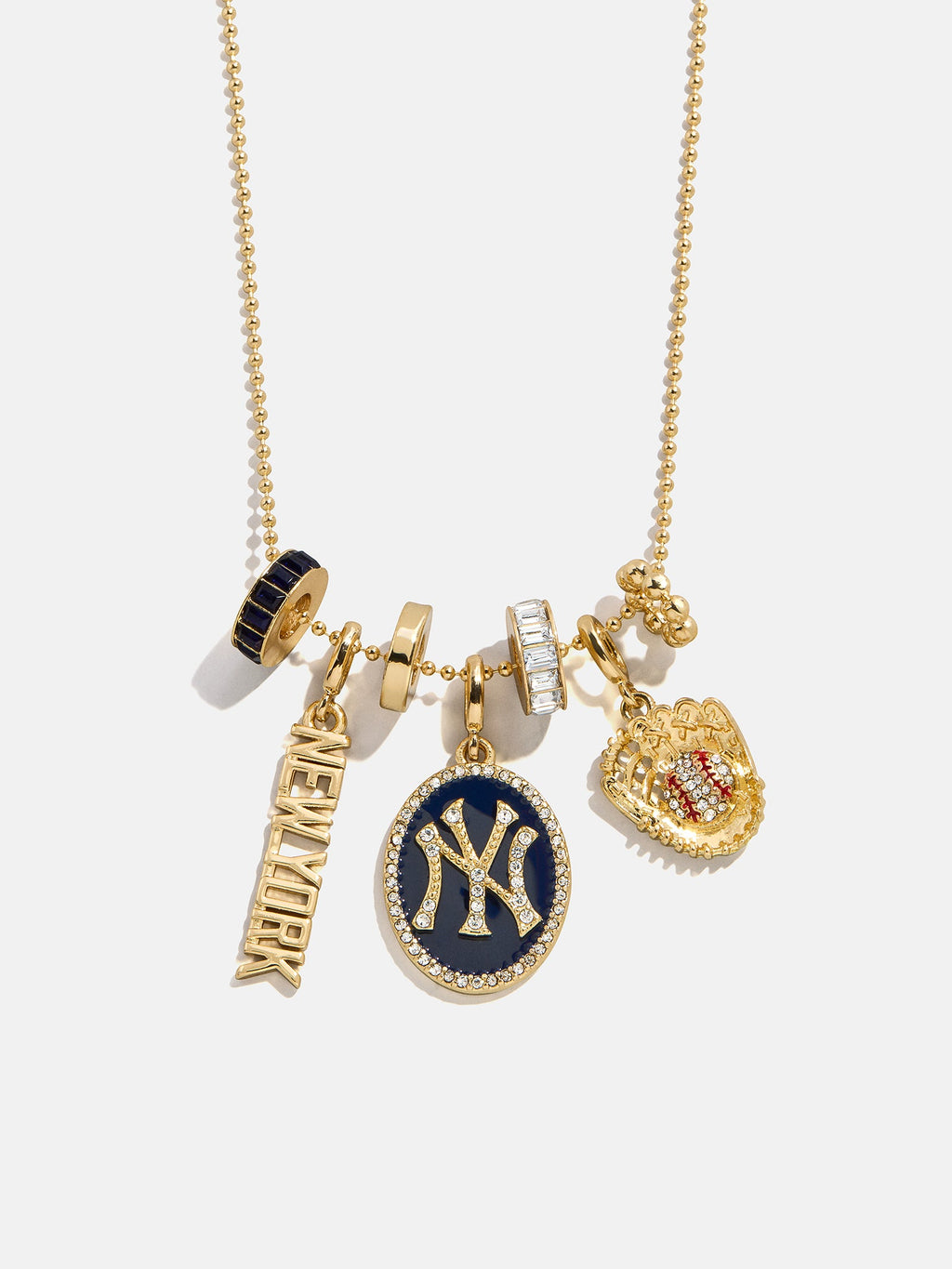 MLB Charm Necklace - New York Yankees