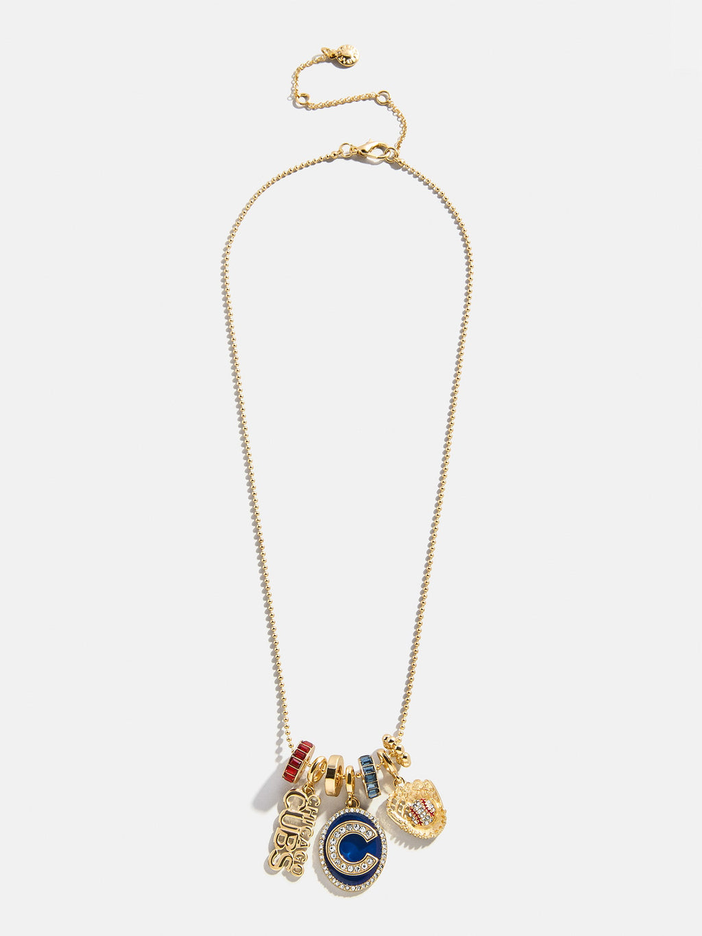MLB Charm Necklace - Chicago Cubs