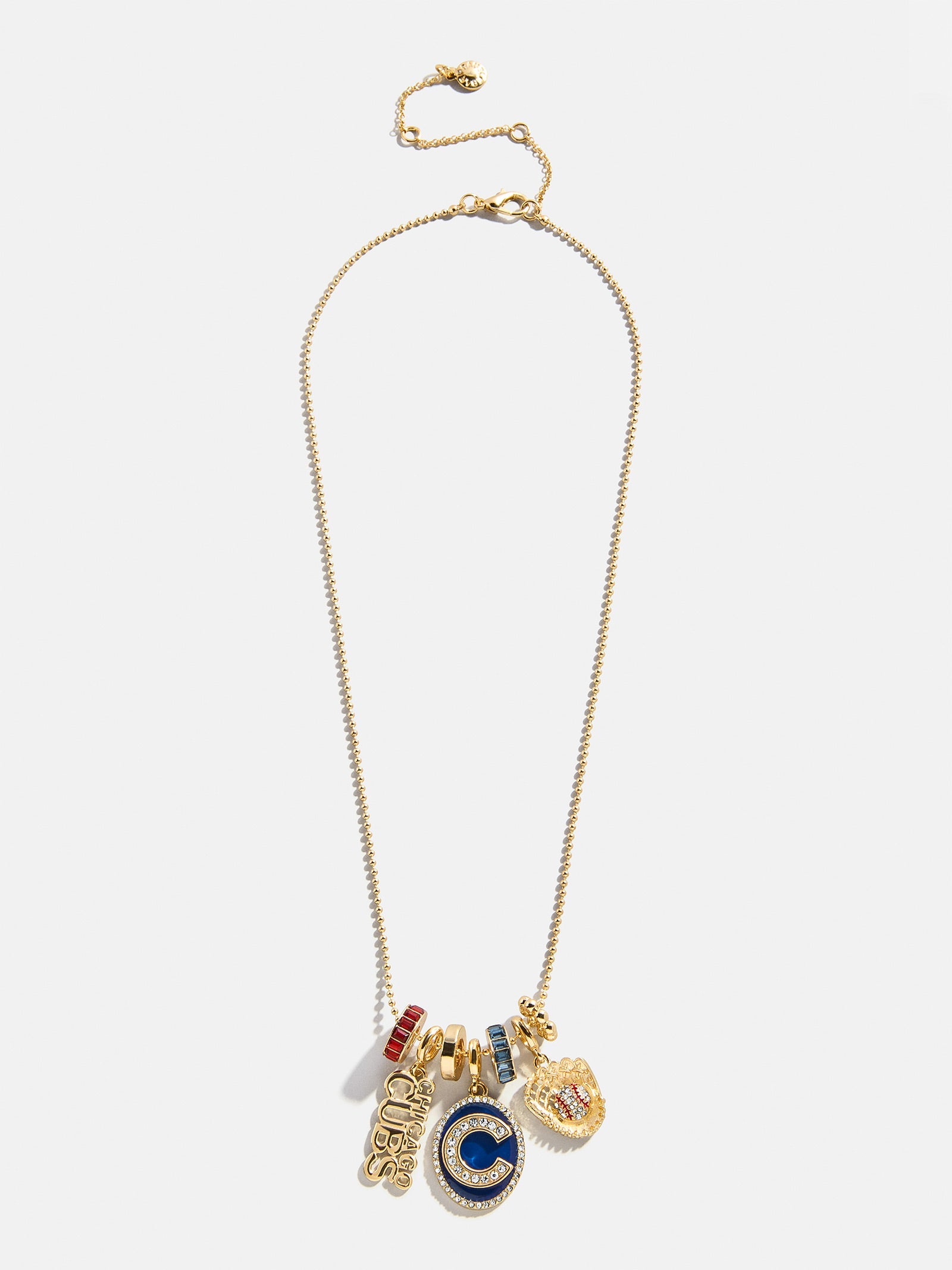 MLB Charm Necklace - Chicago Cubs