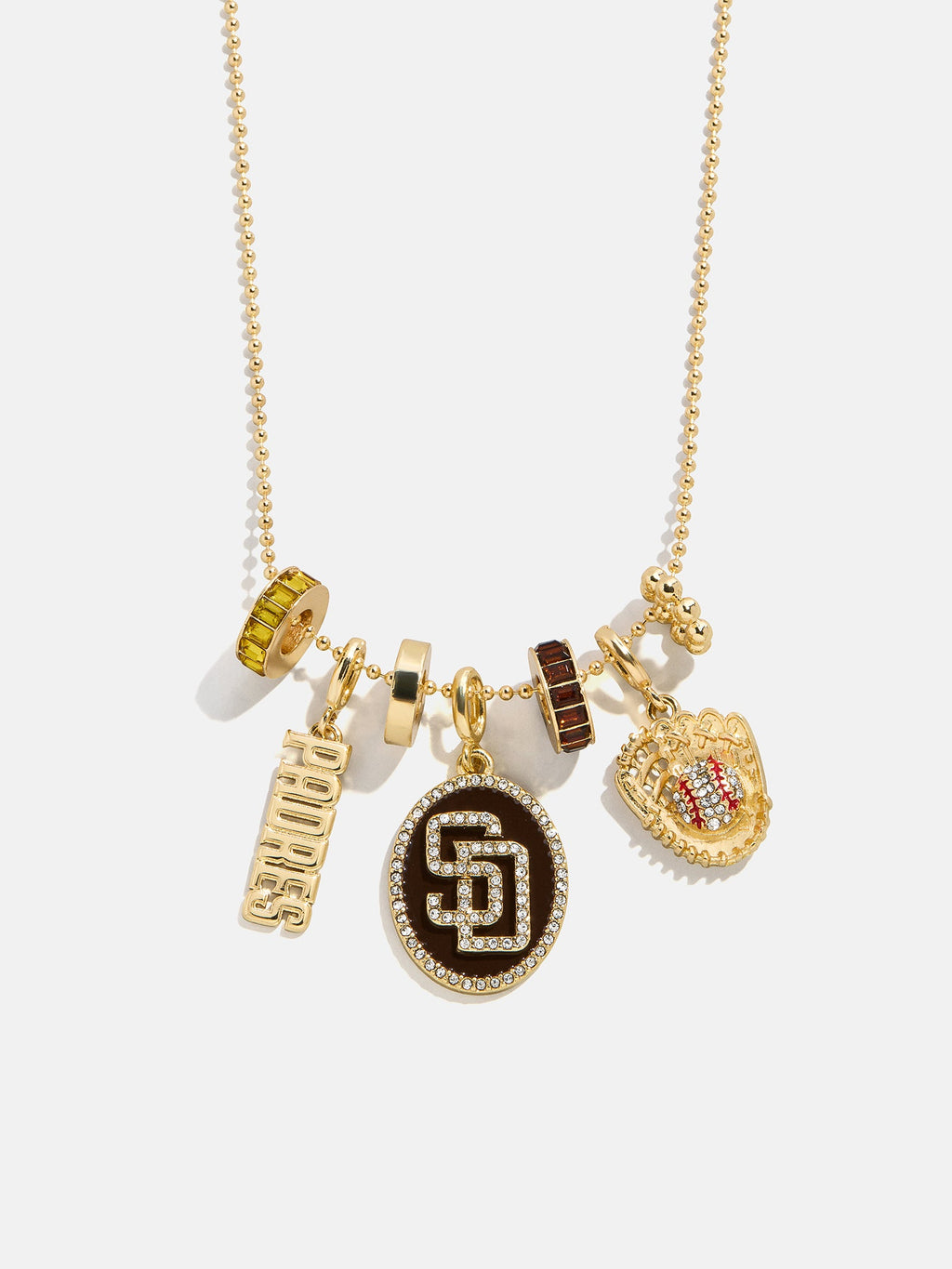 MLB Charm Necklace - San Diego Padres