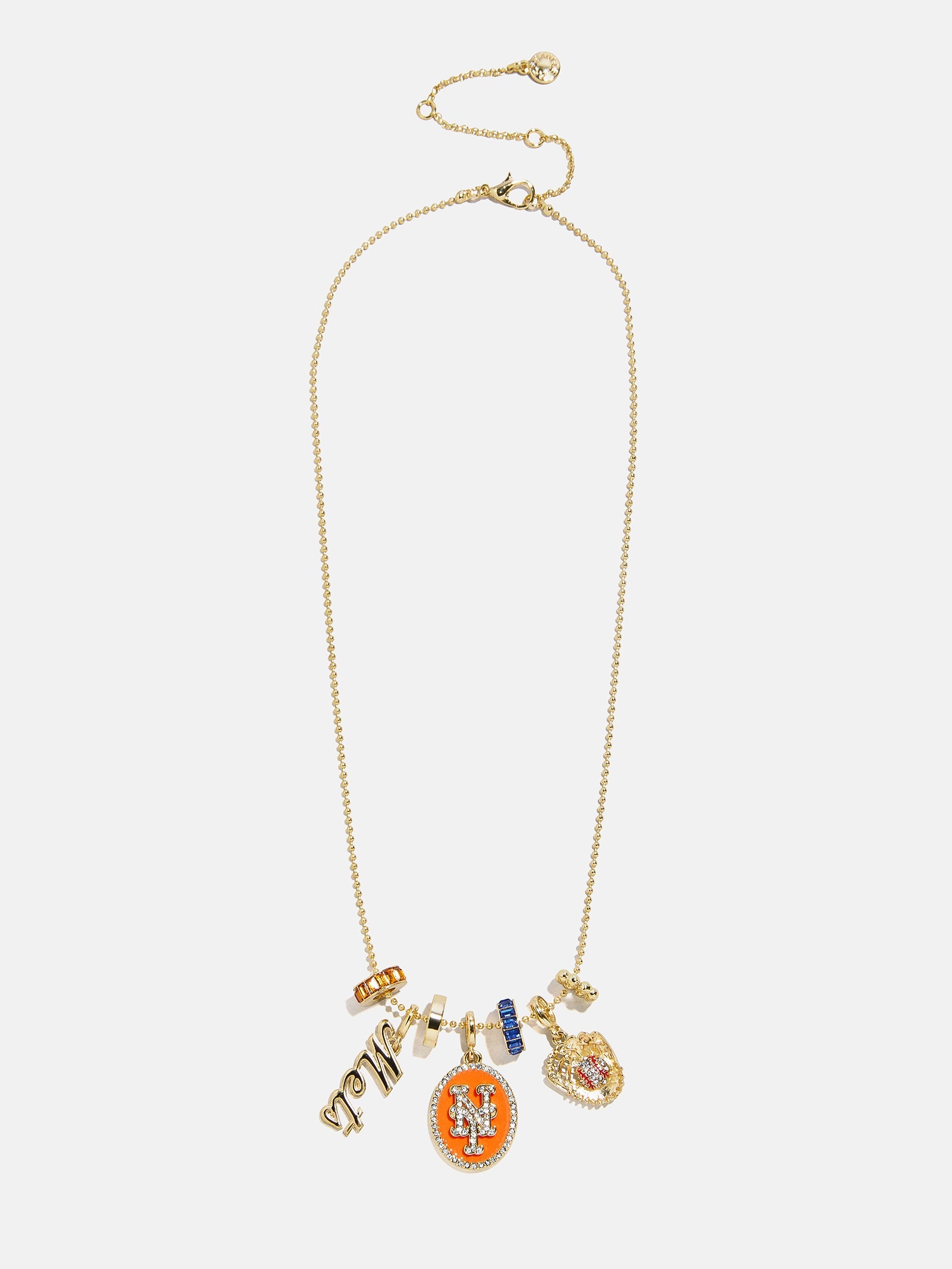 MLB Charm Necklace - New York Mets