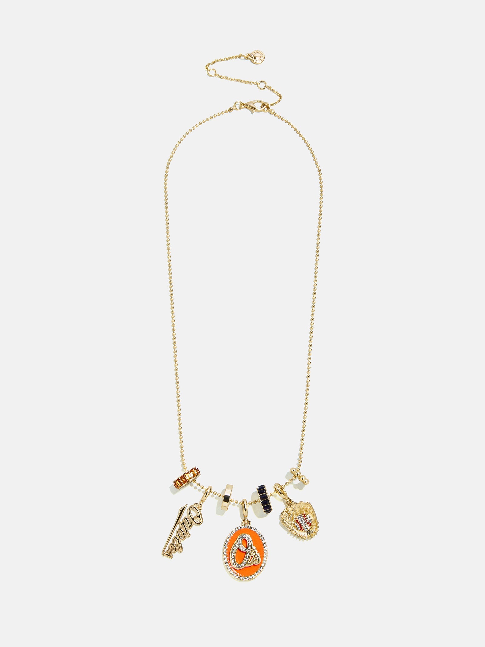 MLB Charm Necklace - Baltimore Orioles
