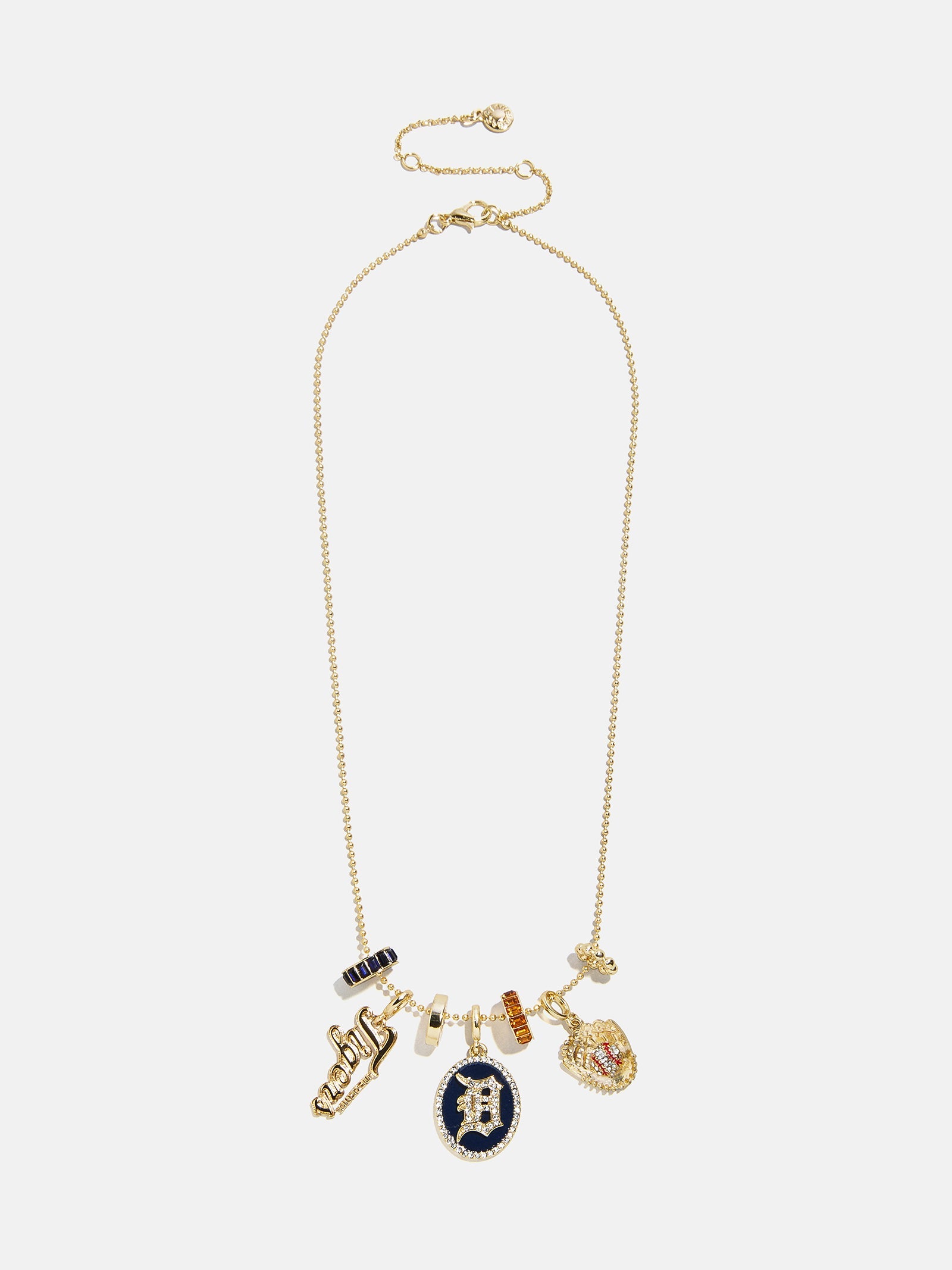 MLB Charm Necklace - Detroit Tigers