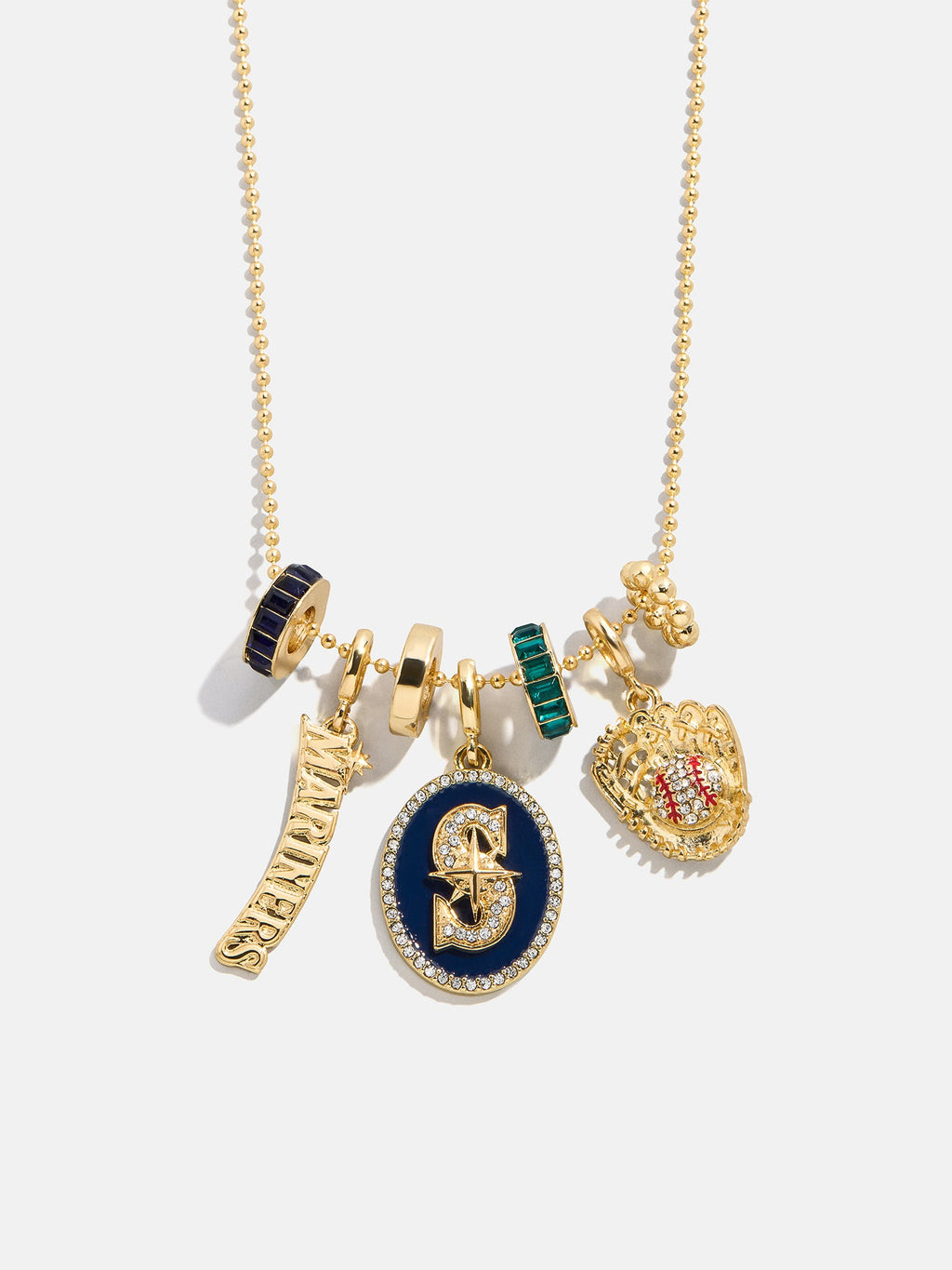 MLB Charm Necklace - Seattle Mariners