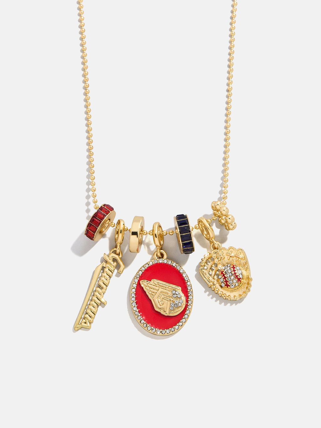 MLB Charm Necklace - Cleveland Guardians