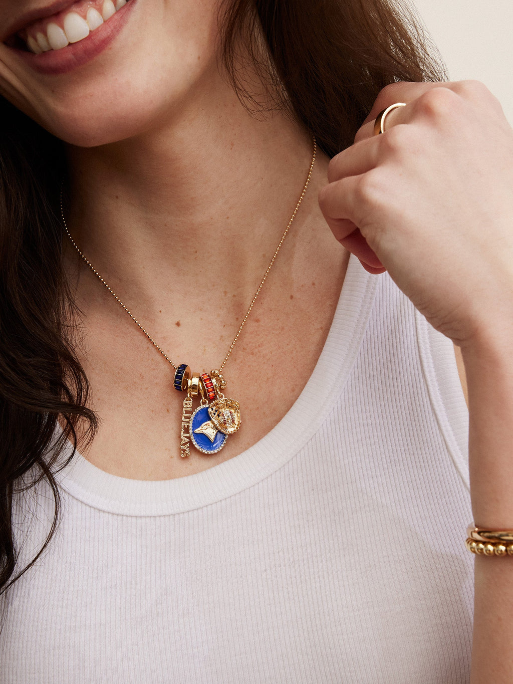 MLB Charm Necklace - Toronto Blue Jays