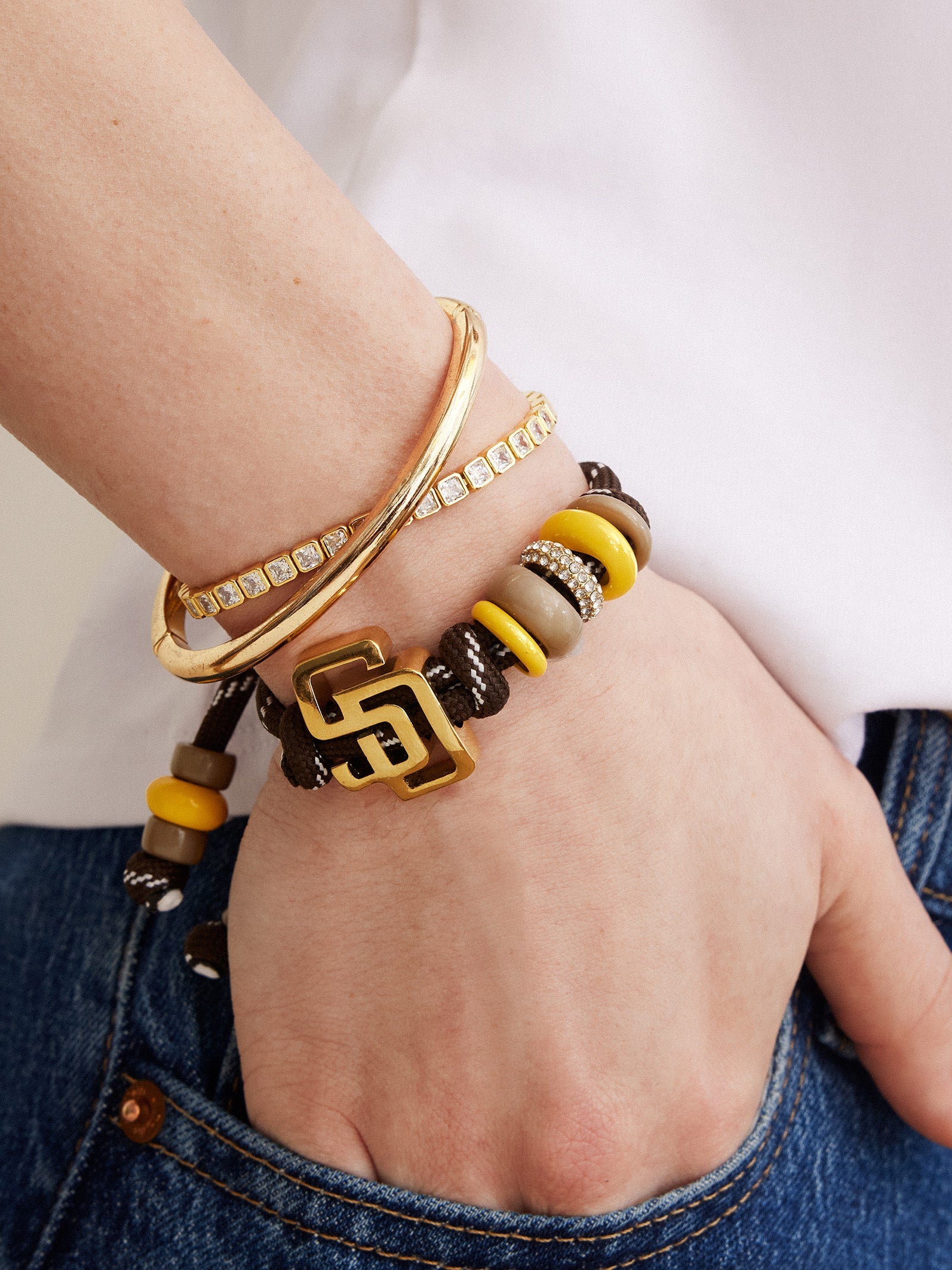 MLB Knotty Bracelet - San Diego Padres