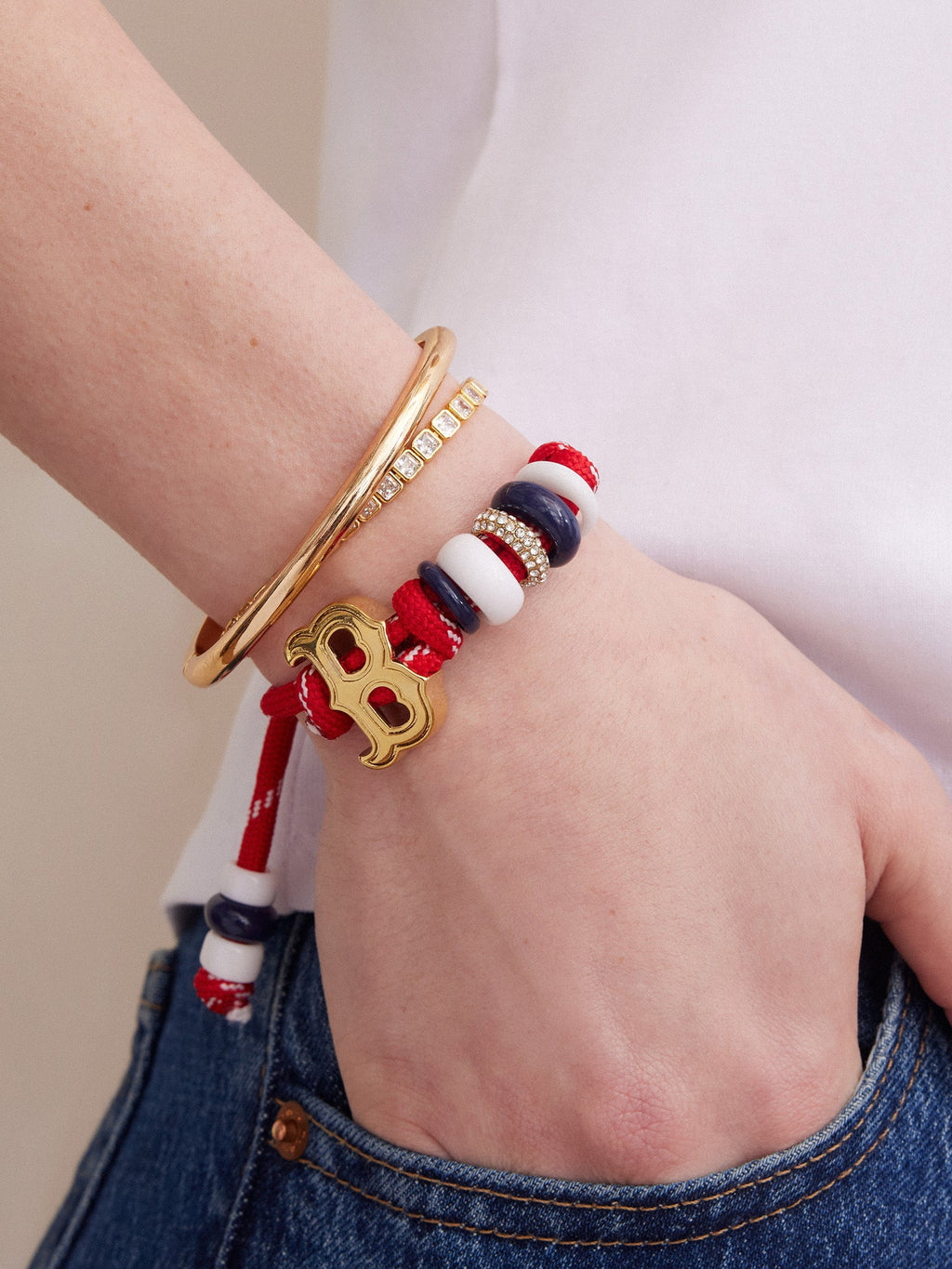 MLB Knotty Bracelet - Boston Red Sox