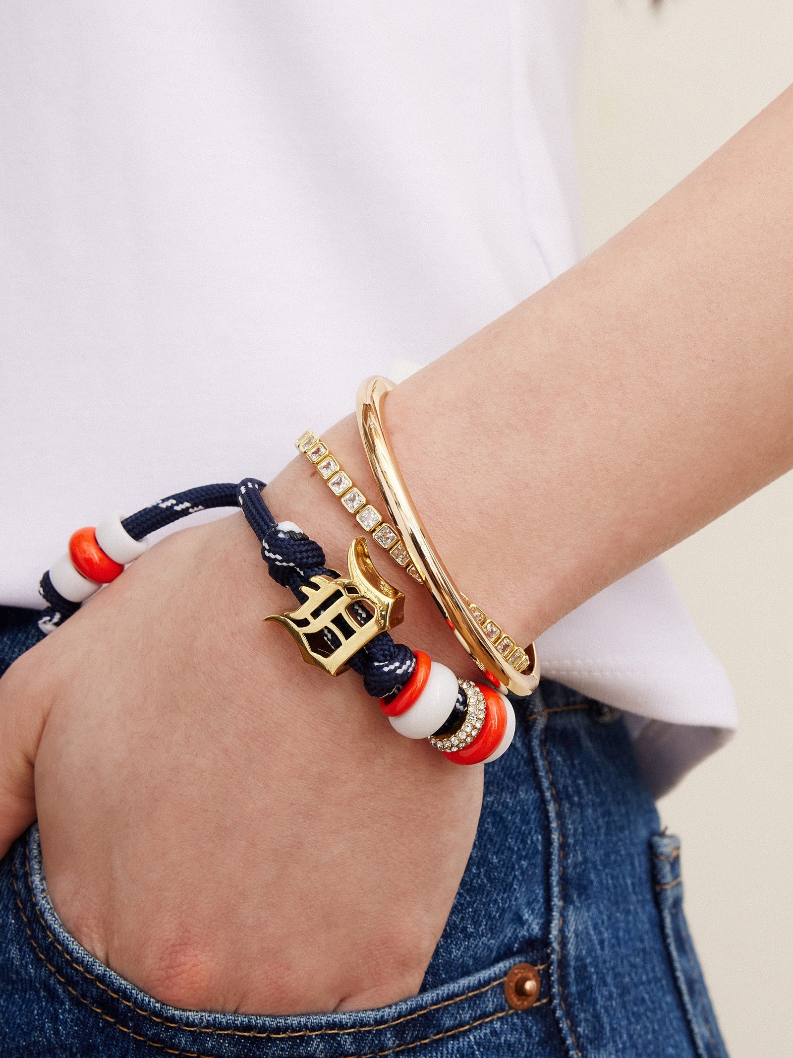 MLB Knotty Bracelet - Detroit Tigers