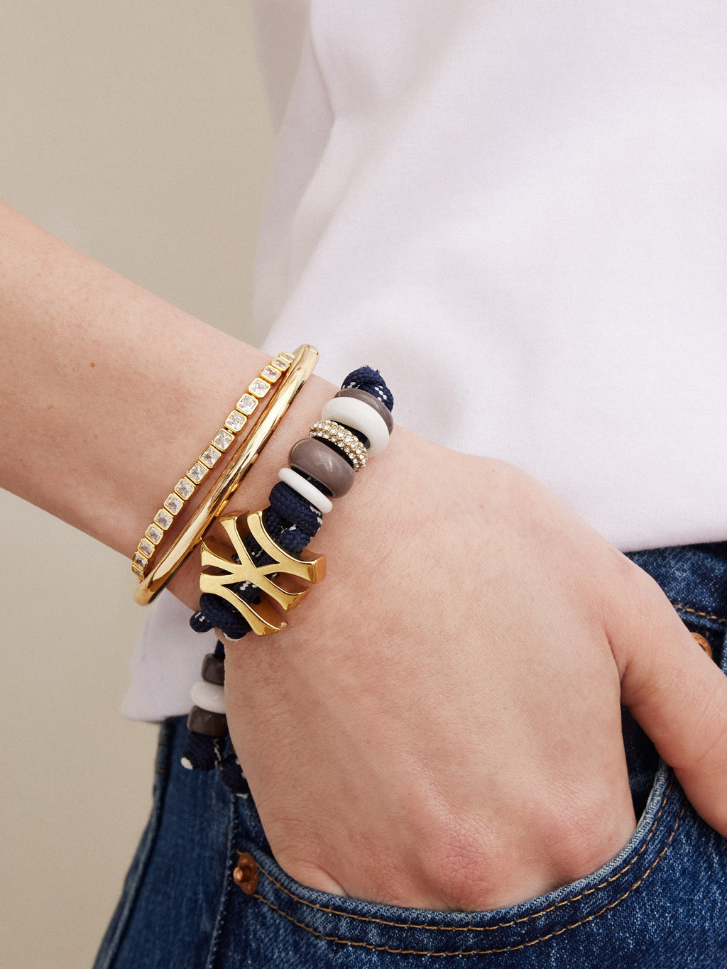 MLB Knotty Bracelet - New York Yankees