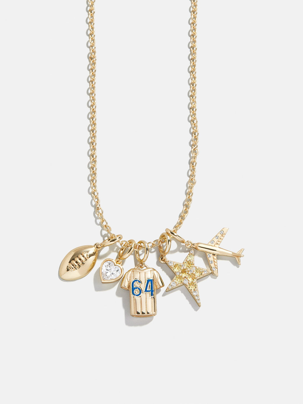 Jersey Custom Cluster Charm - Blue