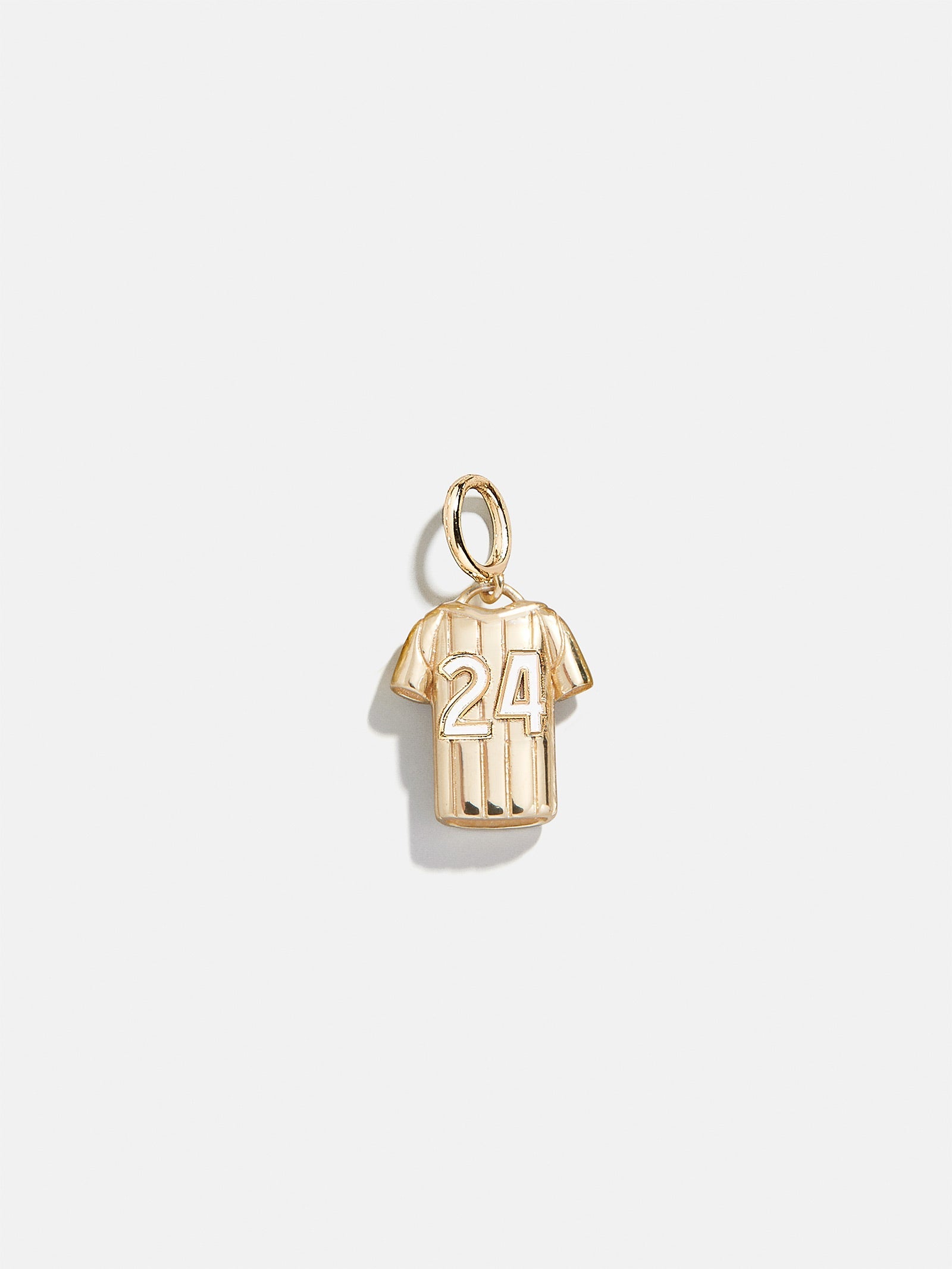 Jersey Custom Cluster Charm - White