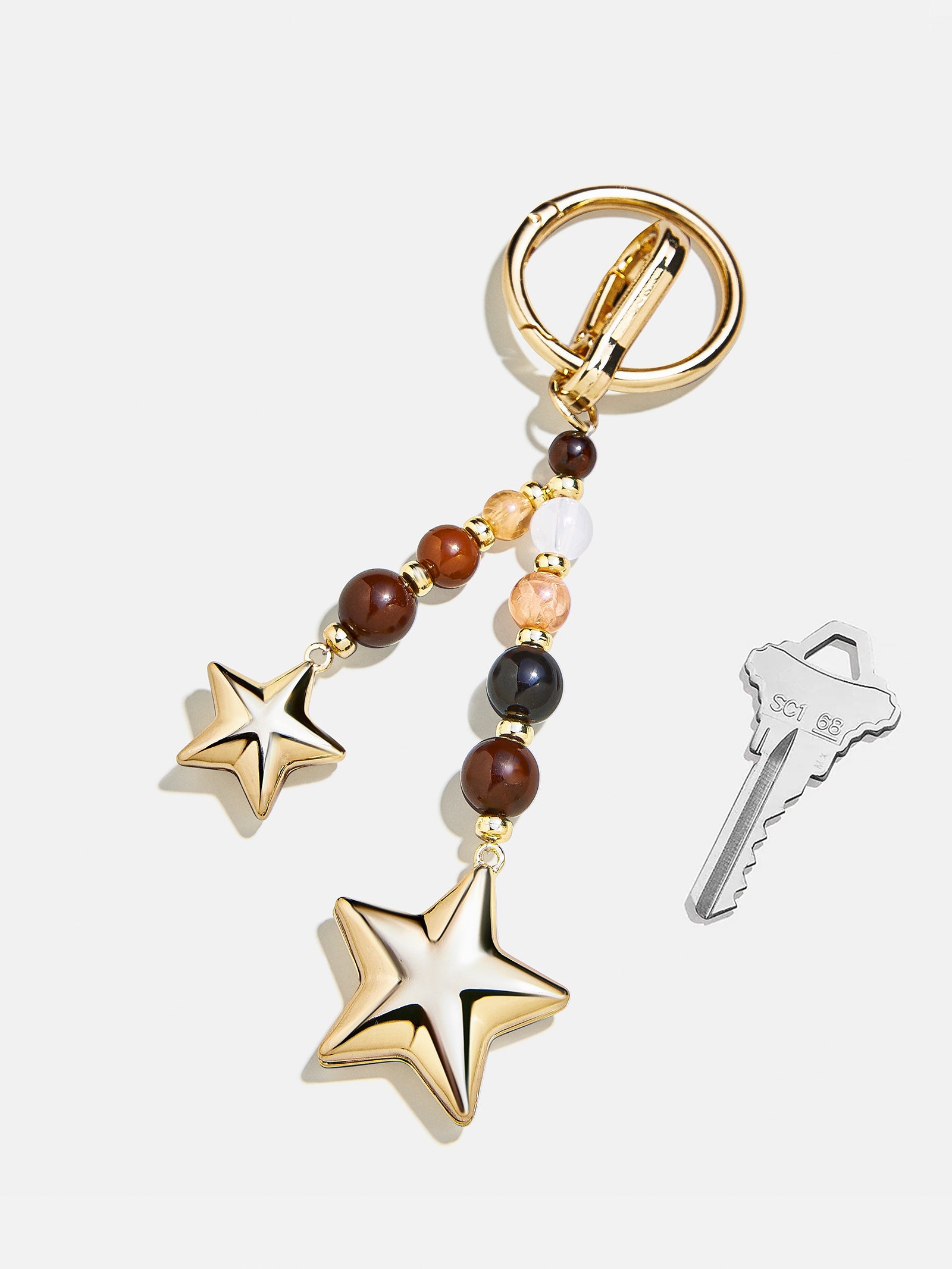 Starstruck Bag Charm - Gold/Brown