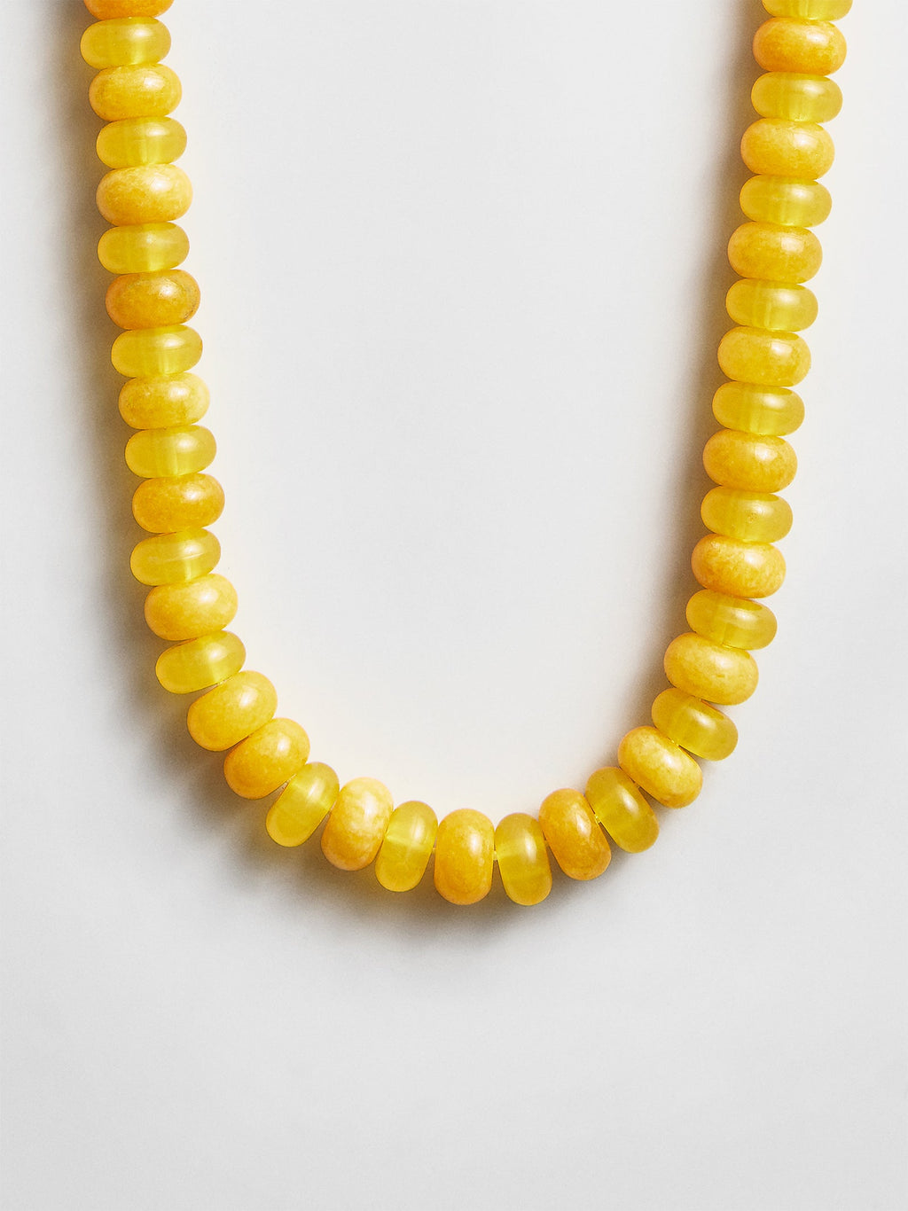Joyce Semi-Precious Beaded Necklace - Citrine