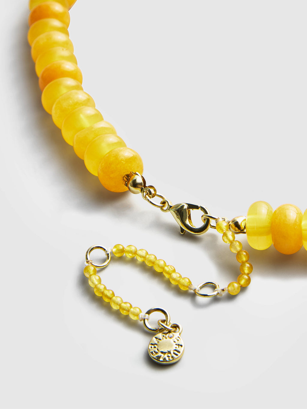Joyce Semi-Precious Beaded Necklace - Citrine