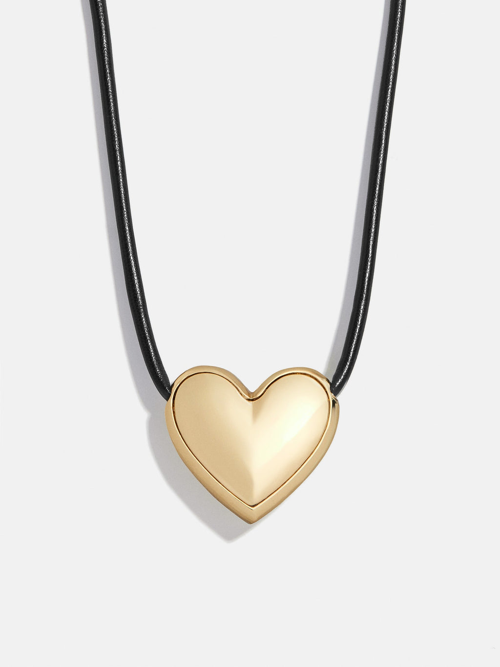 Millie Bubble Heart Cord Necklace - Gold
