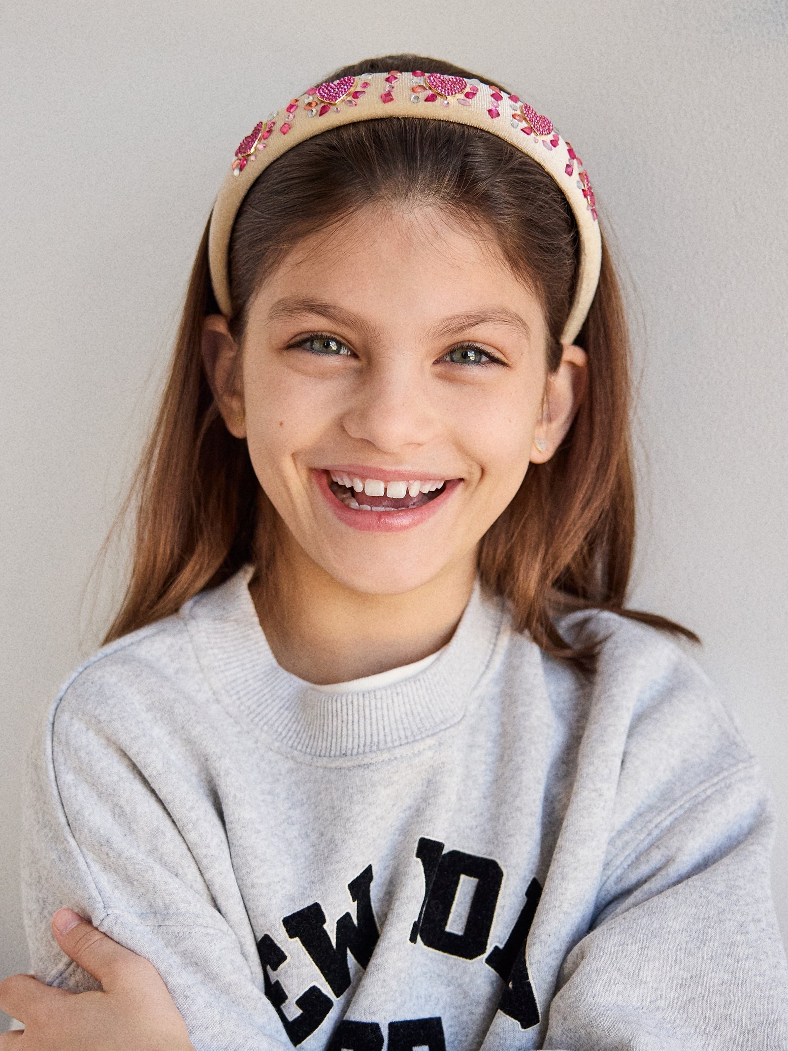 Heart Party Kids' Heart Headband - Pink