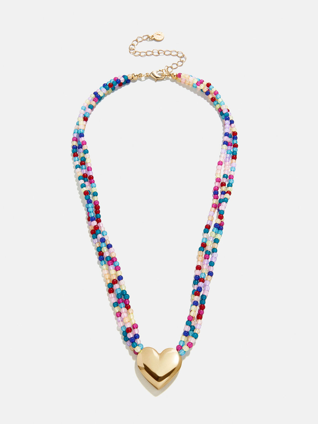 Millie Kids' Bubble Heart Necklace - Gold/Multi