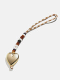Free Spirit Bag Charm - Gold/Brown