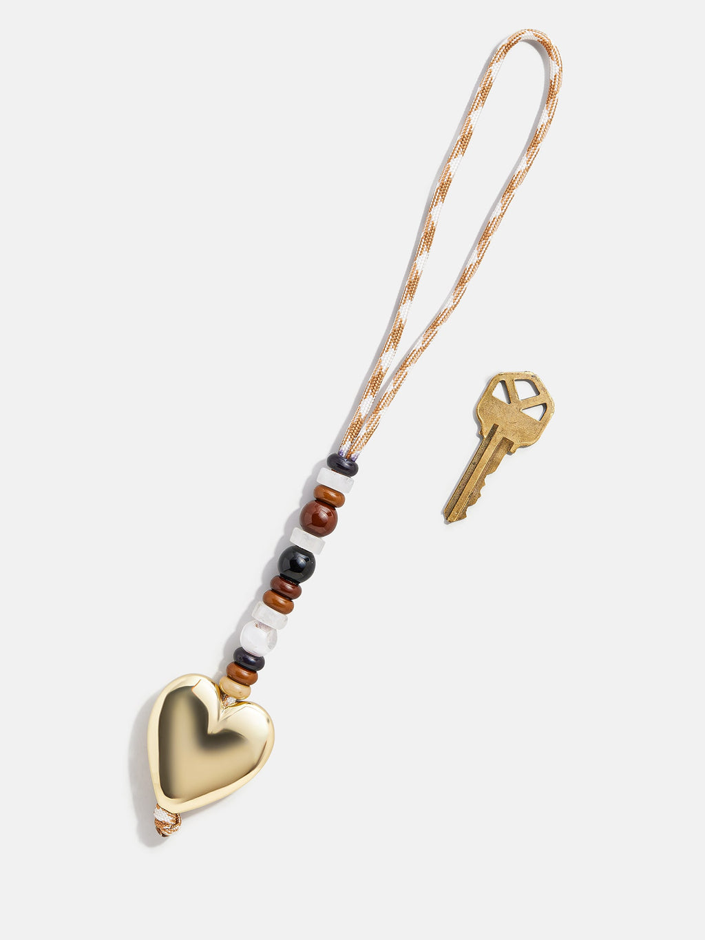 Free Spirit Bag Charm - Gold/Brown