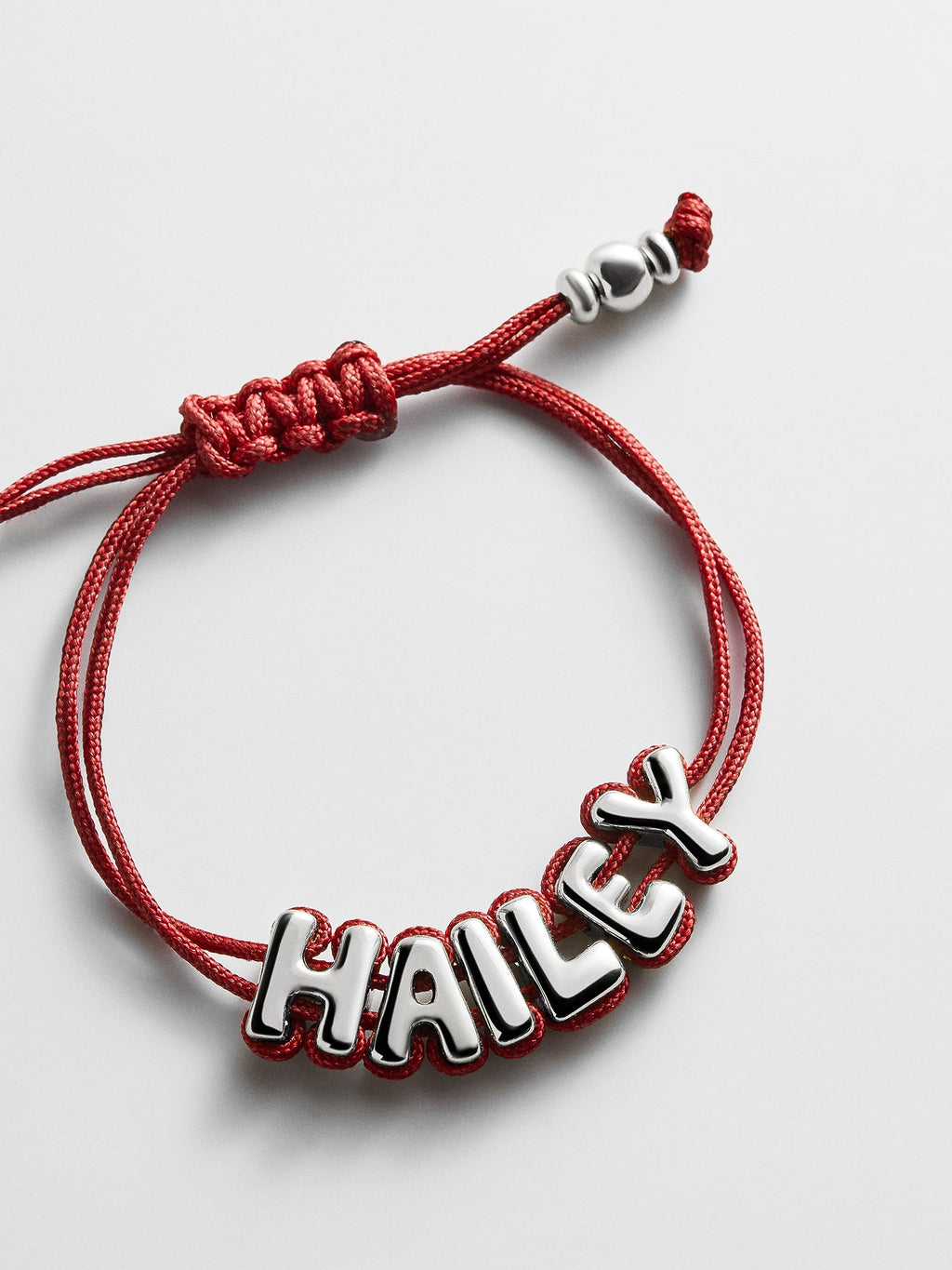 Wrapped Up Bubble Waterproof Custom Cord Bracelet - Dark Red