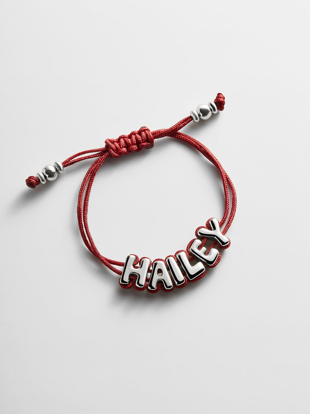 Wrapped Up Bubble Waterproof Custom Cord Bracelet - Dark Red