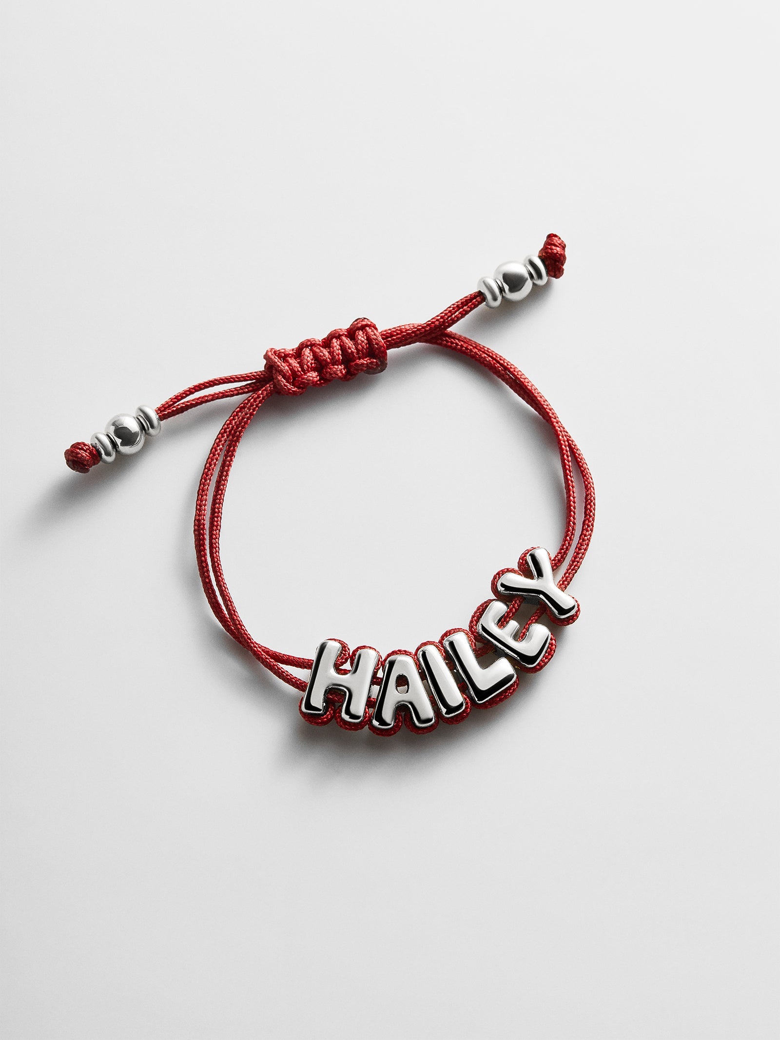 Wrapped Up Bubble Waterproof Custom Cord Bracelet - Dark Red