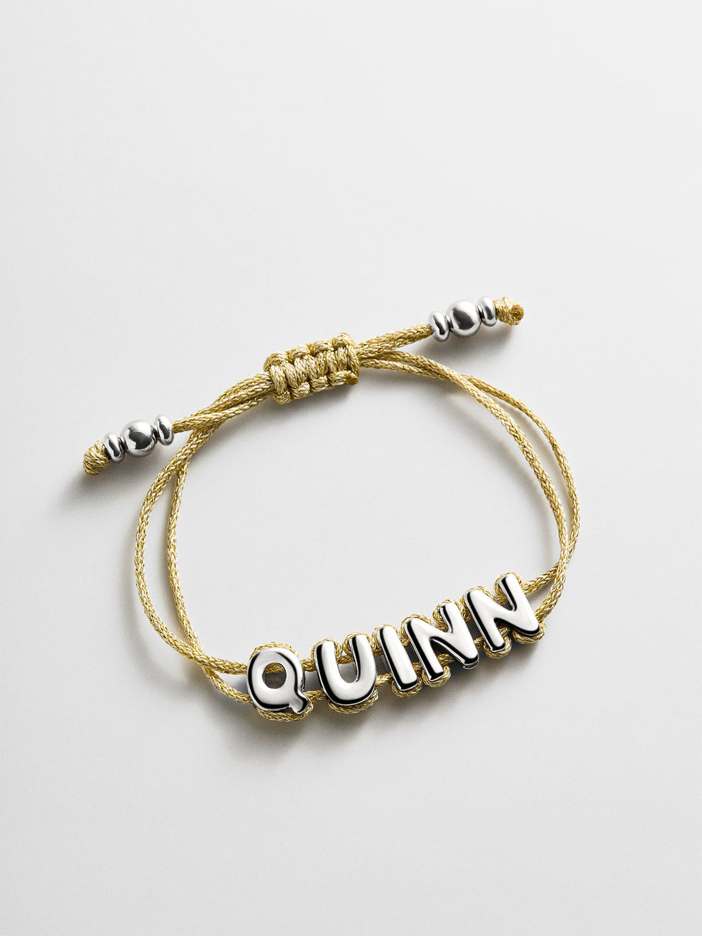 Wrapped Up Bubble Waterproof Custom Cord Bracelet - Gold