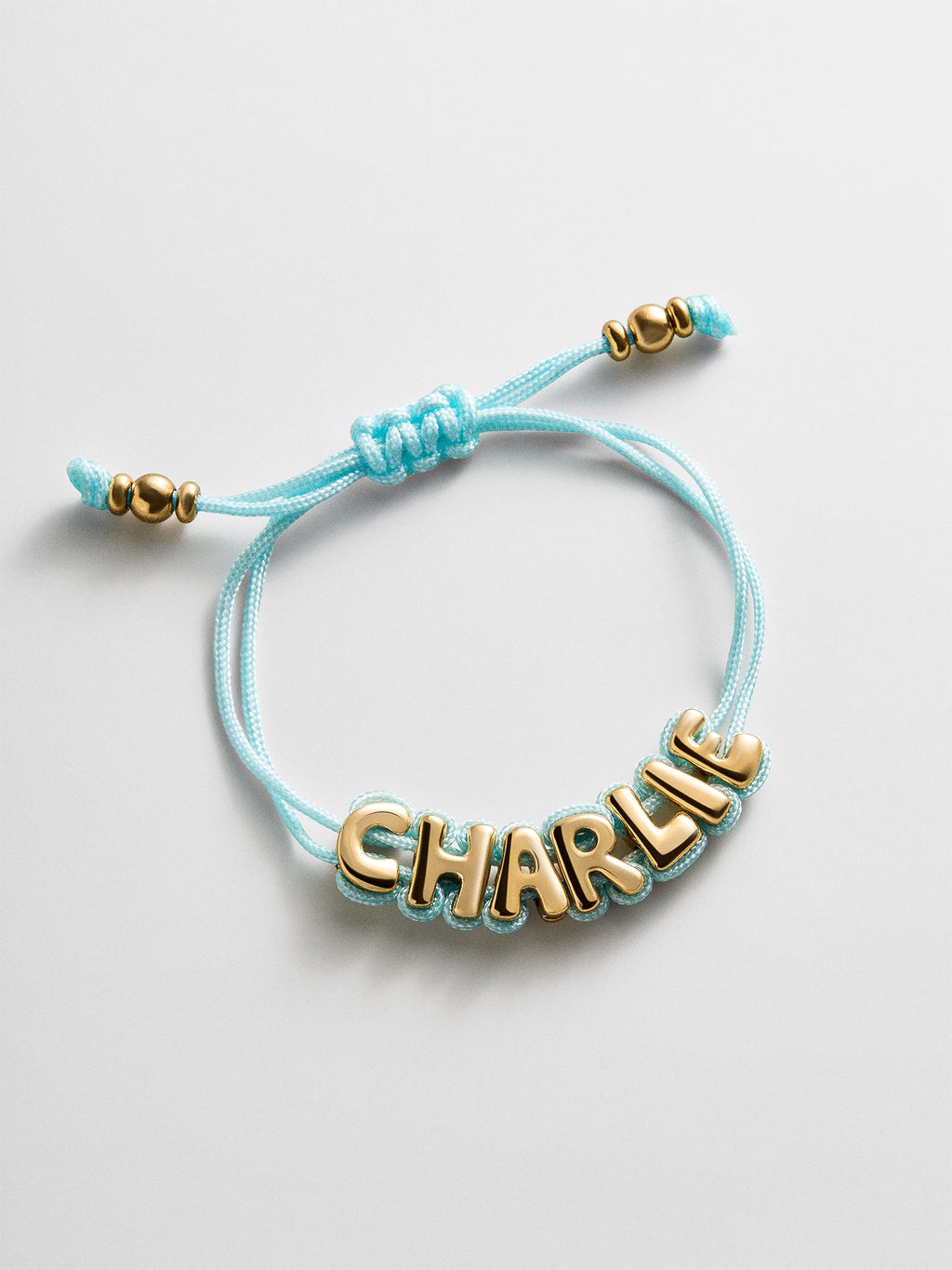 Wrapped Up Bubble Waterproof Custom Cord Bracelet - Turquoise