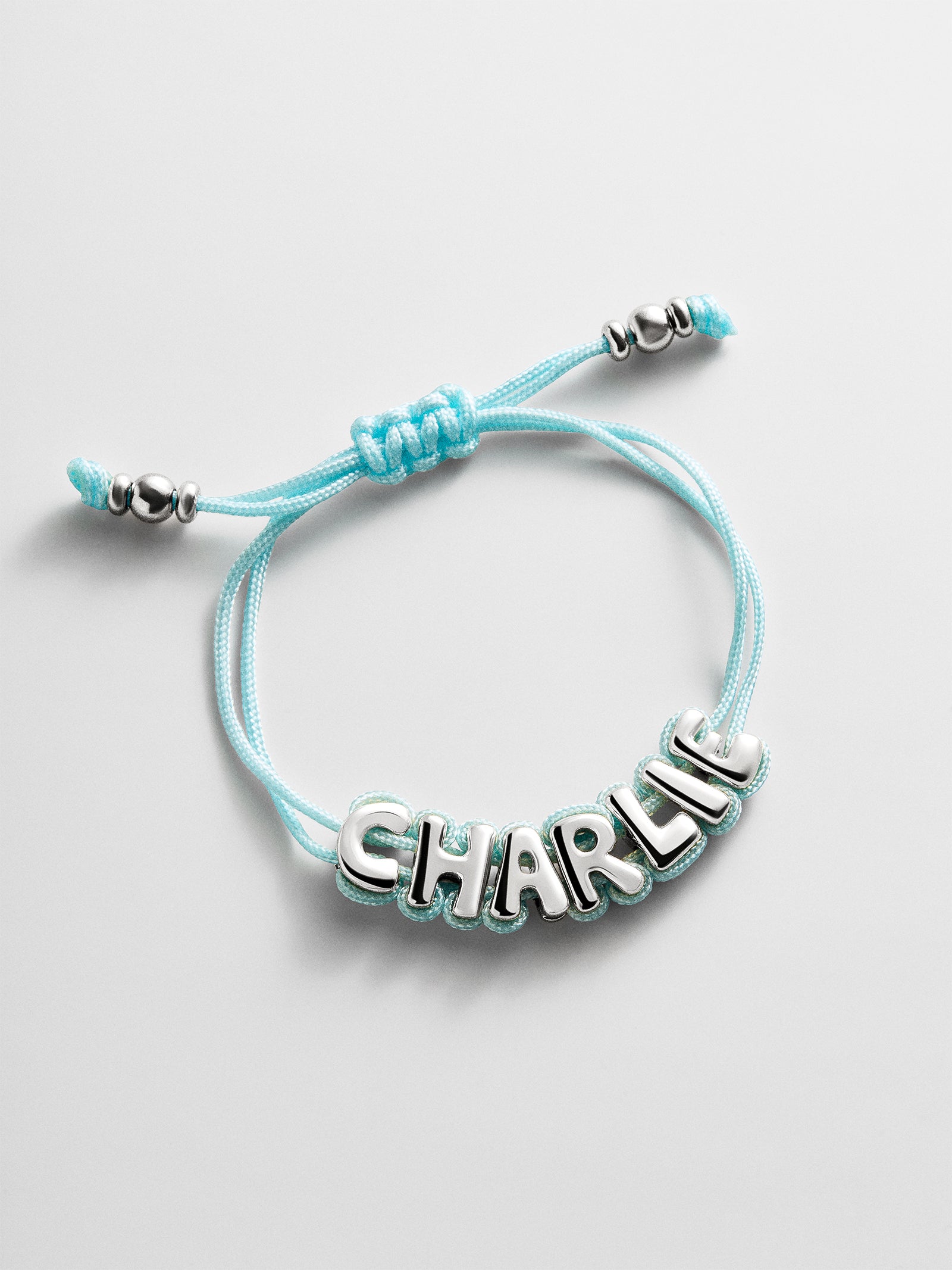 Wrapped Up Bubble Waterproof Custom Cord Bracelet - Turquoise