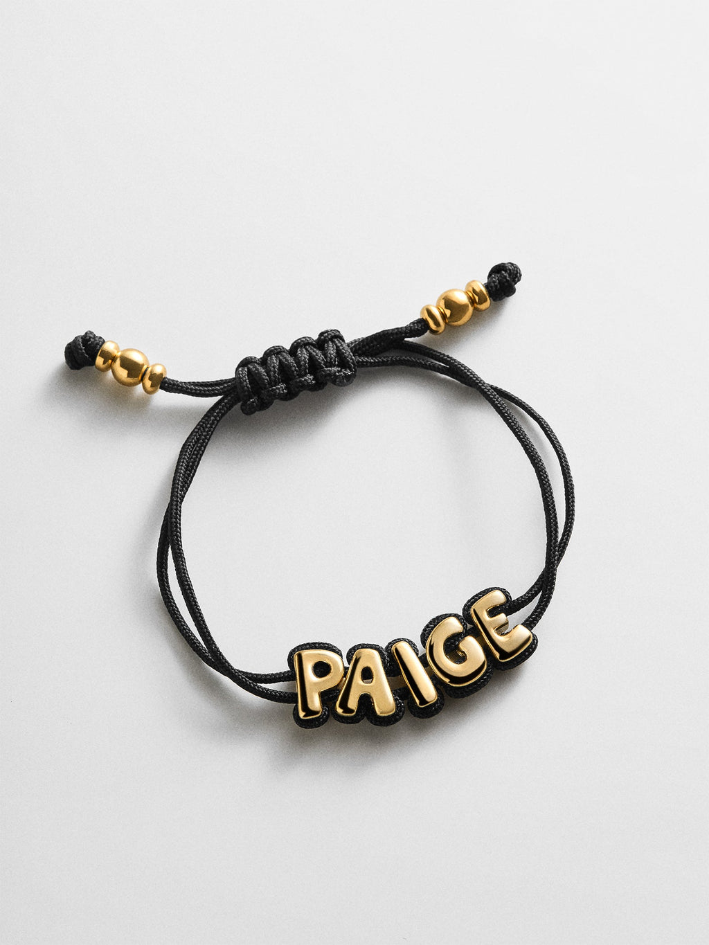 Wrapped Up Bubble Waterproof Custom Cord Bracelet - Black