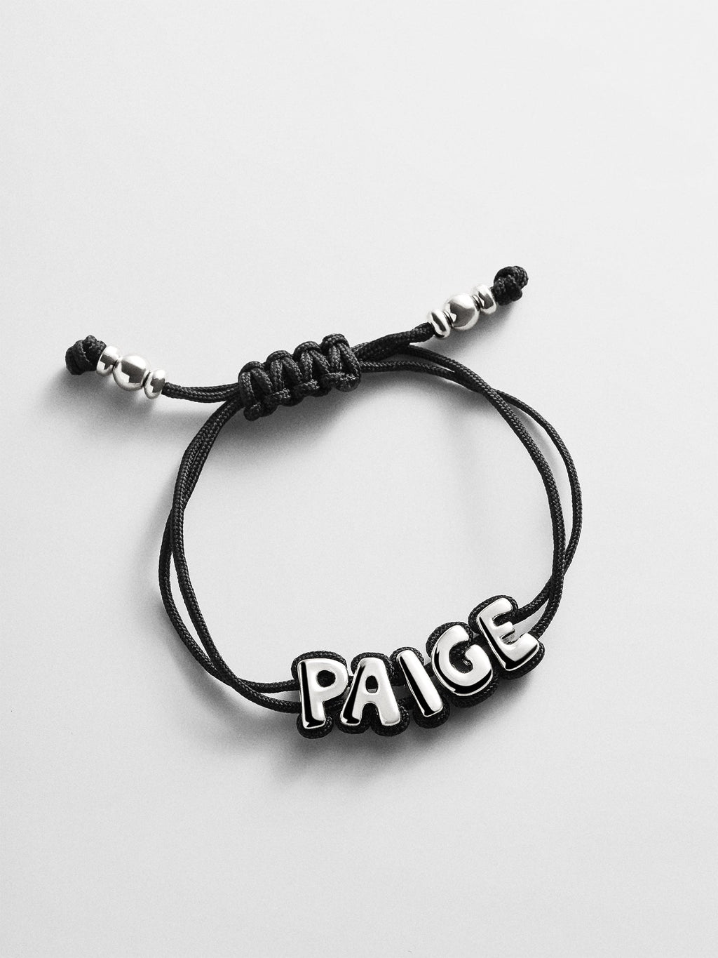 Wrapped Up Bubble Waterproof Custom Cord Bracelet - Black