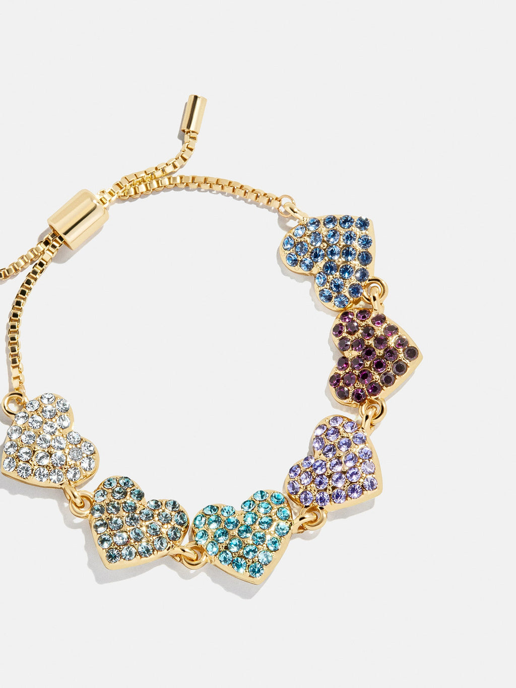 Hearts for Days Kids' Crystal Heart Bracelet - Blue Multi