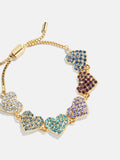 Hearts for Days Kids' Crystal Heart Bracelet - Blue Multi
