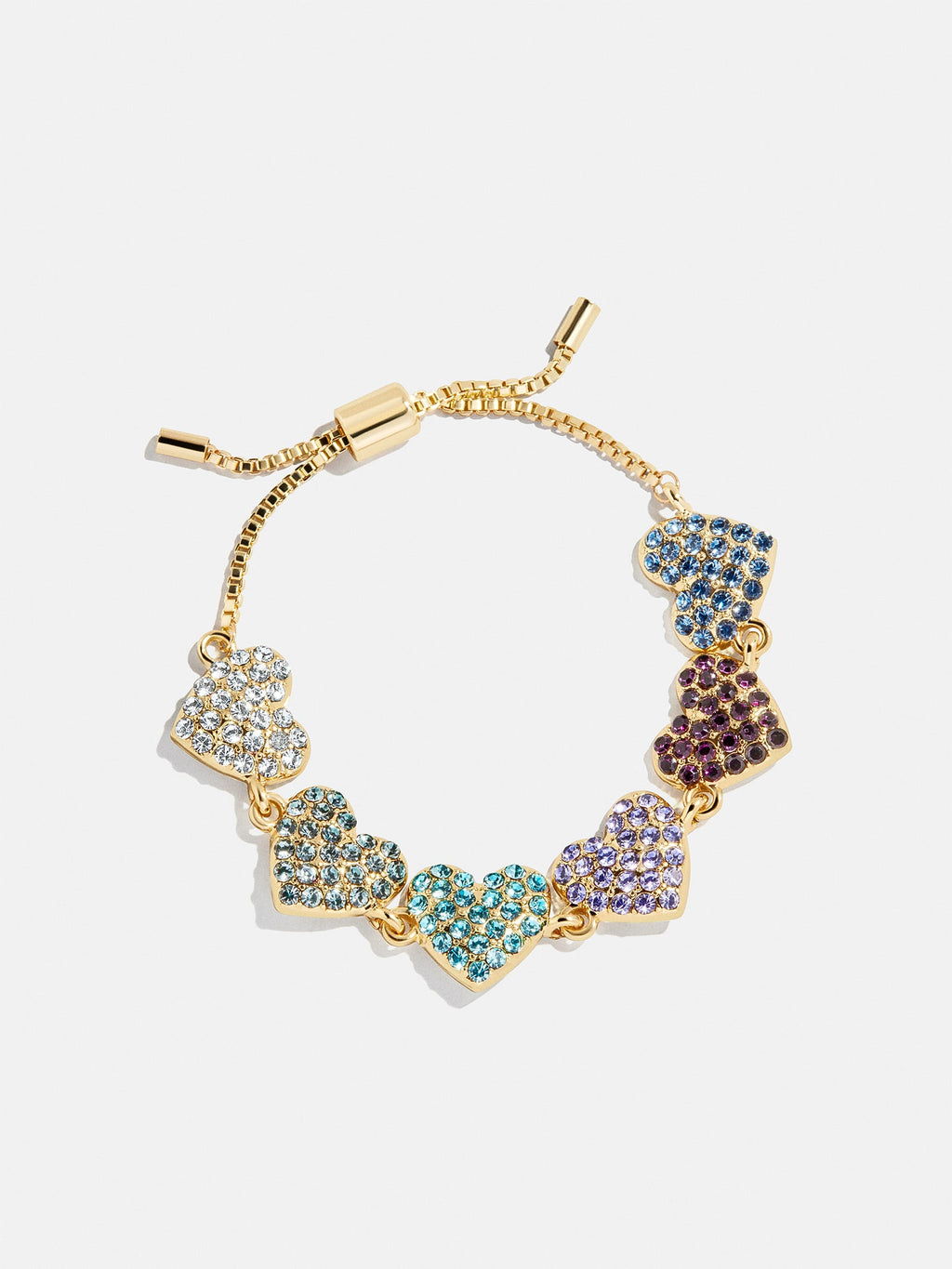 Hearts for Days Kids' Crystal Heart Bracelet - Blue Multi