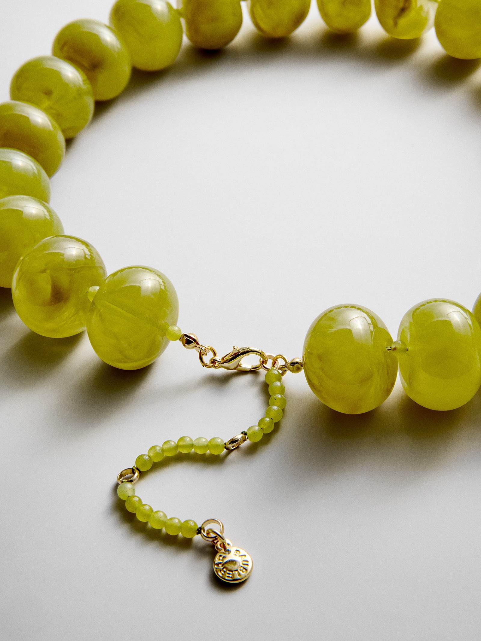 Joan Semi-Precious Necklace - Olive