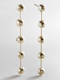 Blair Pearl & Crystal Earrings - Gold/Pearl