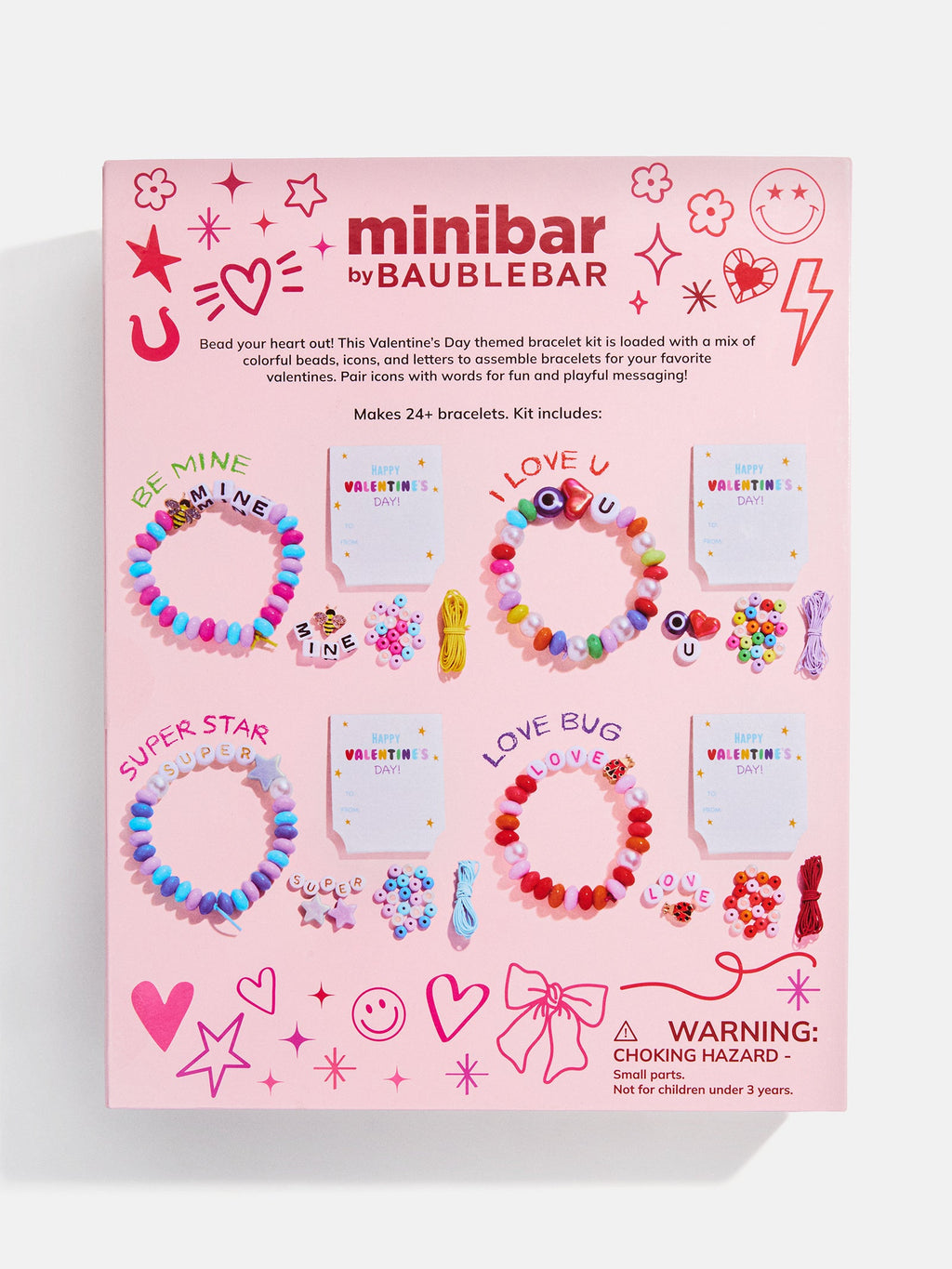 Kids’ DIY Valentine Bracelet Craft Kit - Valentine Bracelet DIY Kit
