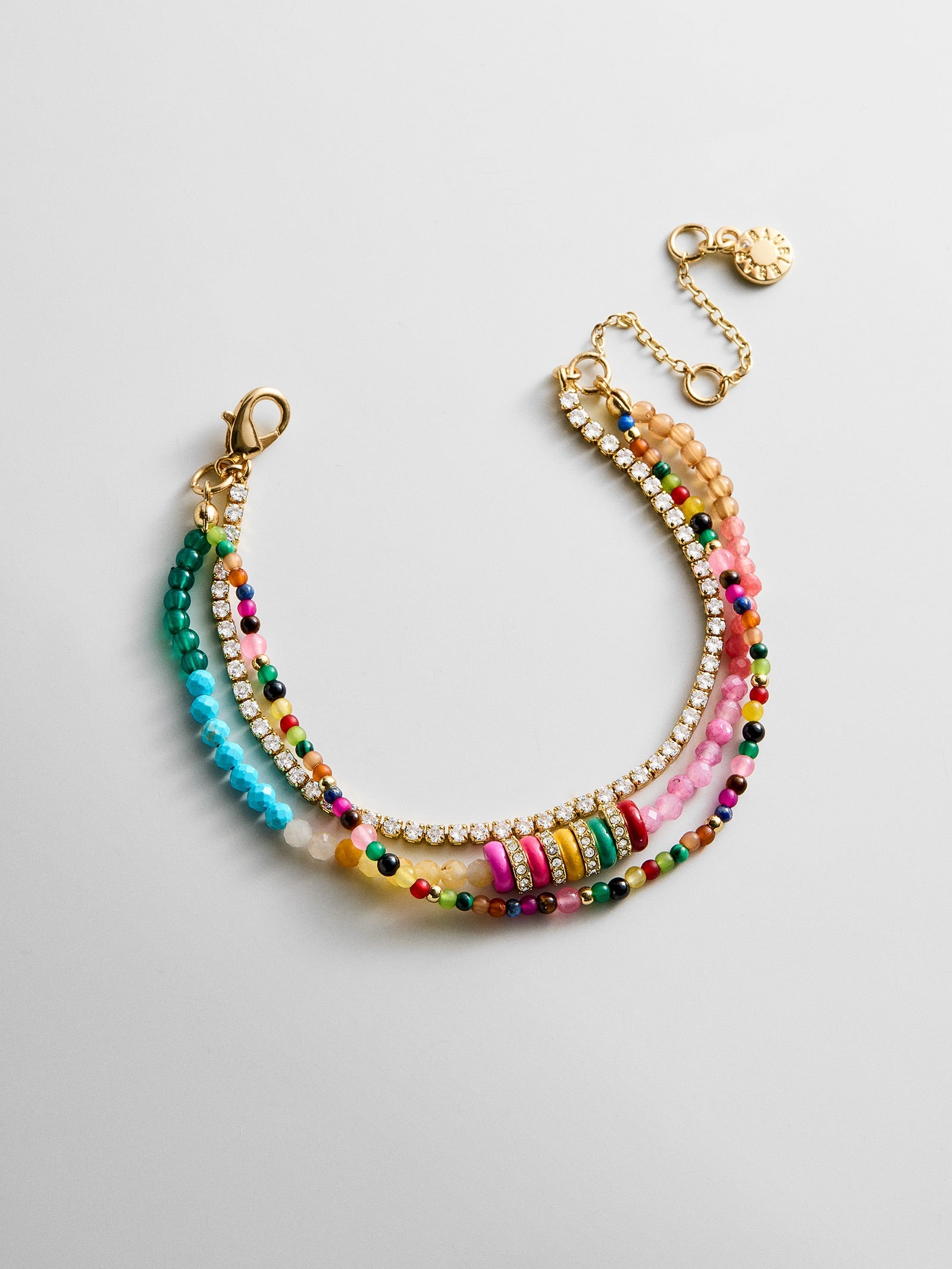 Rowan Semi-Precious Layered Bracelet - Sao Paulo